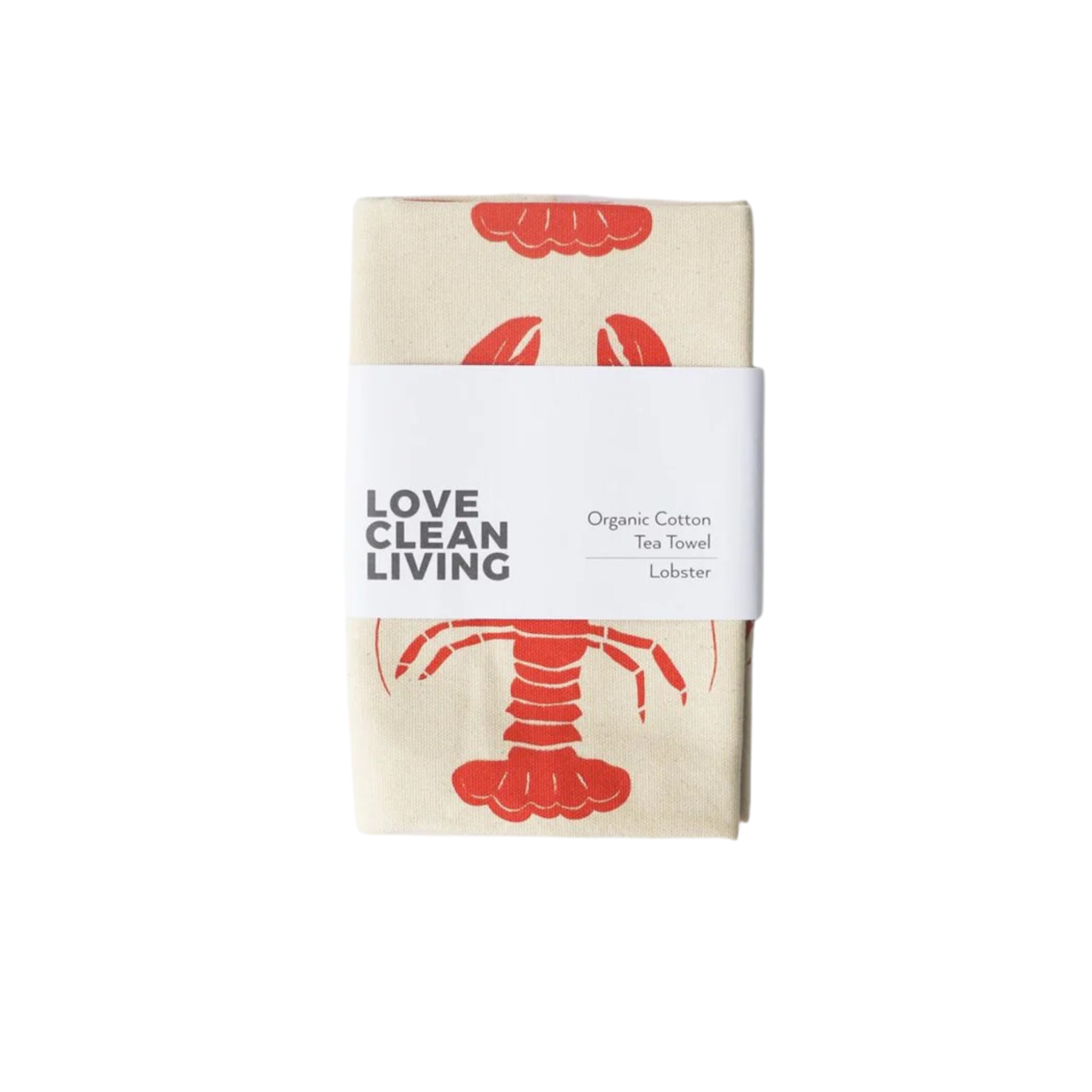 LIGA Red Lobster Tea Towel