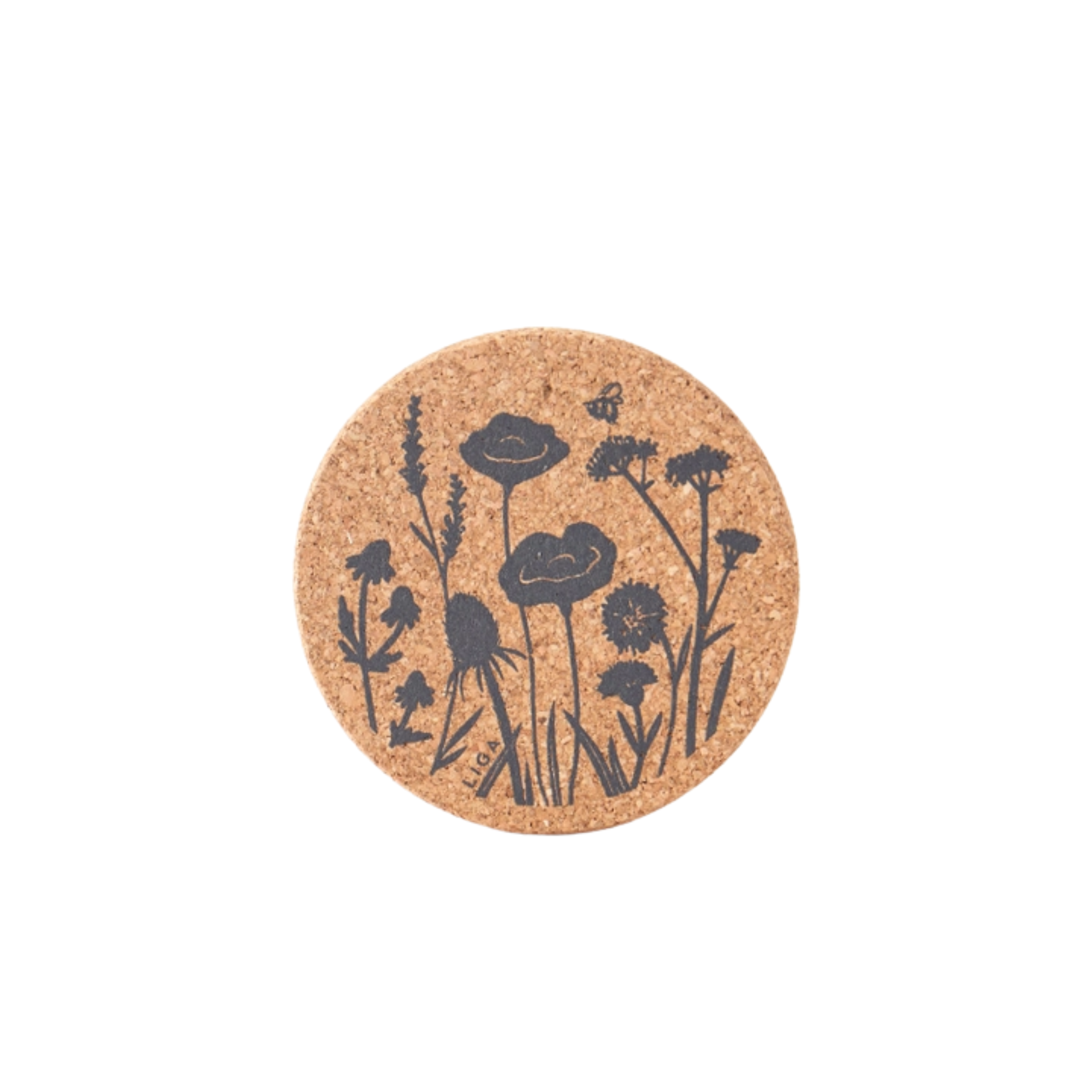 LIGA Wildflower Cork Coaster