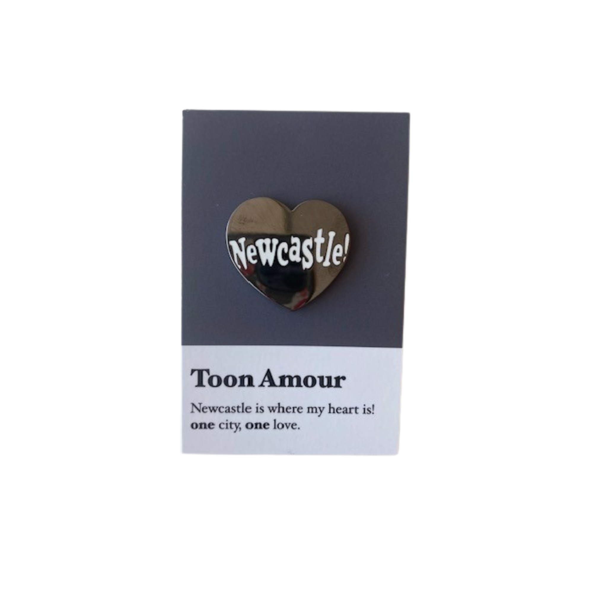 Lines Behind Newcastle Toon Amour Enamel Badge