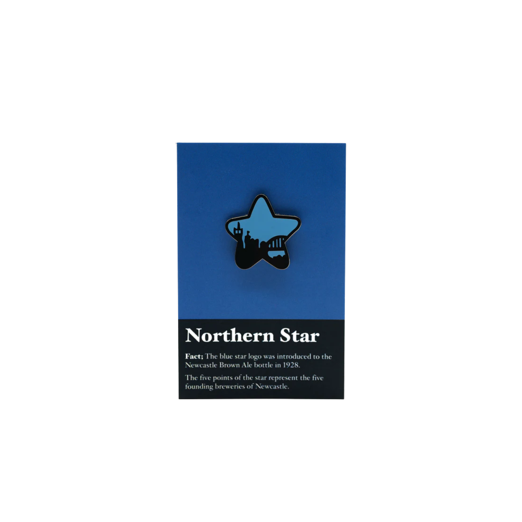 Lines Behind Northern Star Enamel Badge