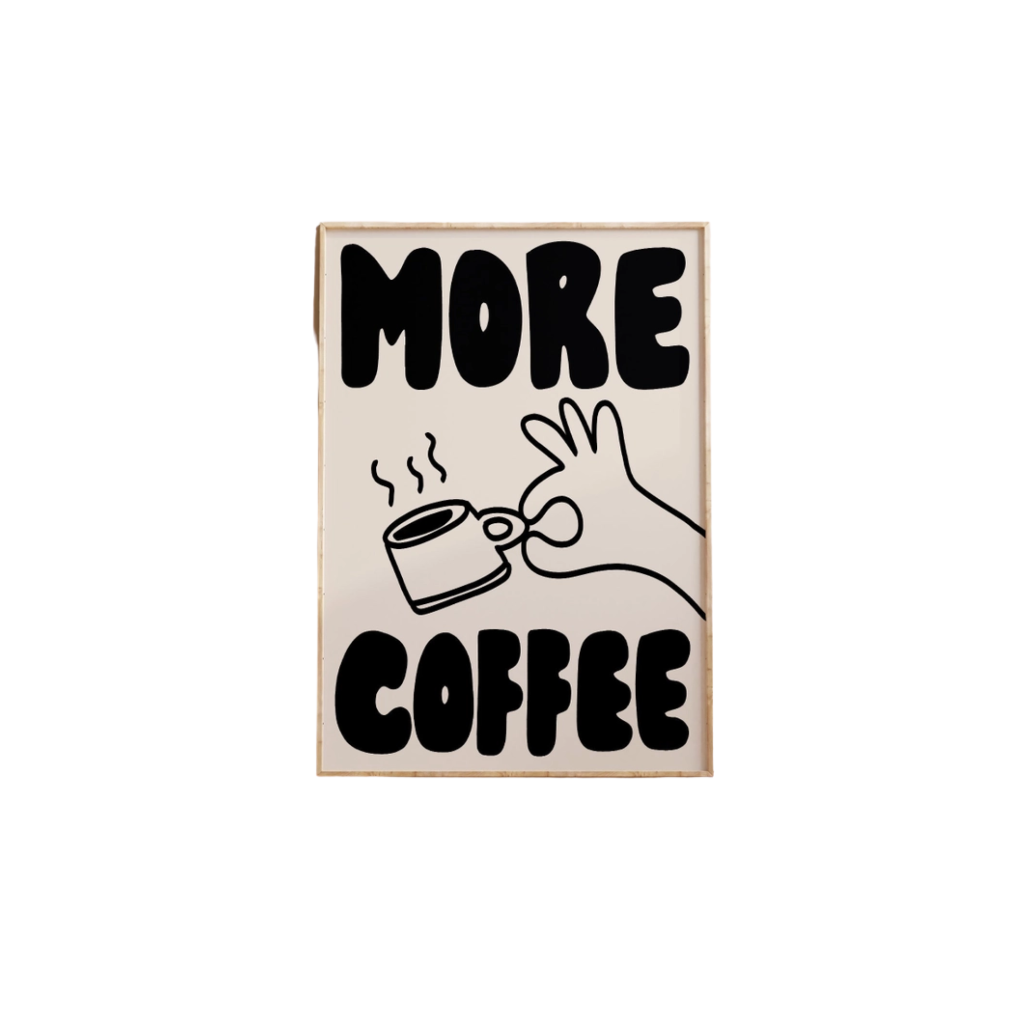 Lune Club More Coffee Print