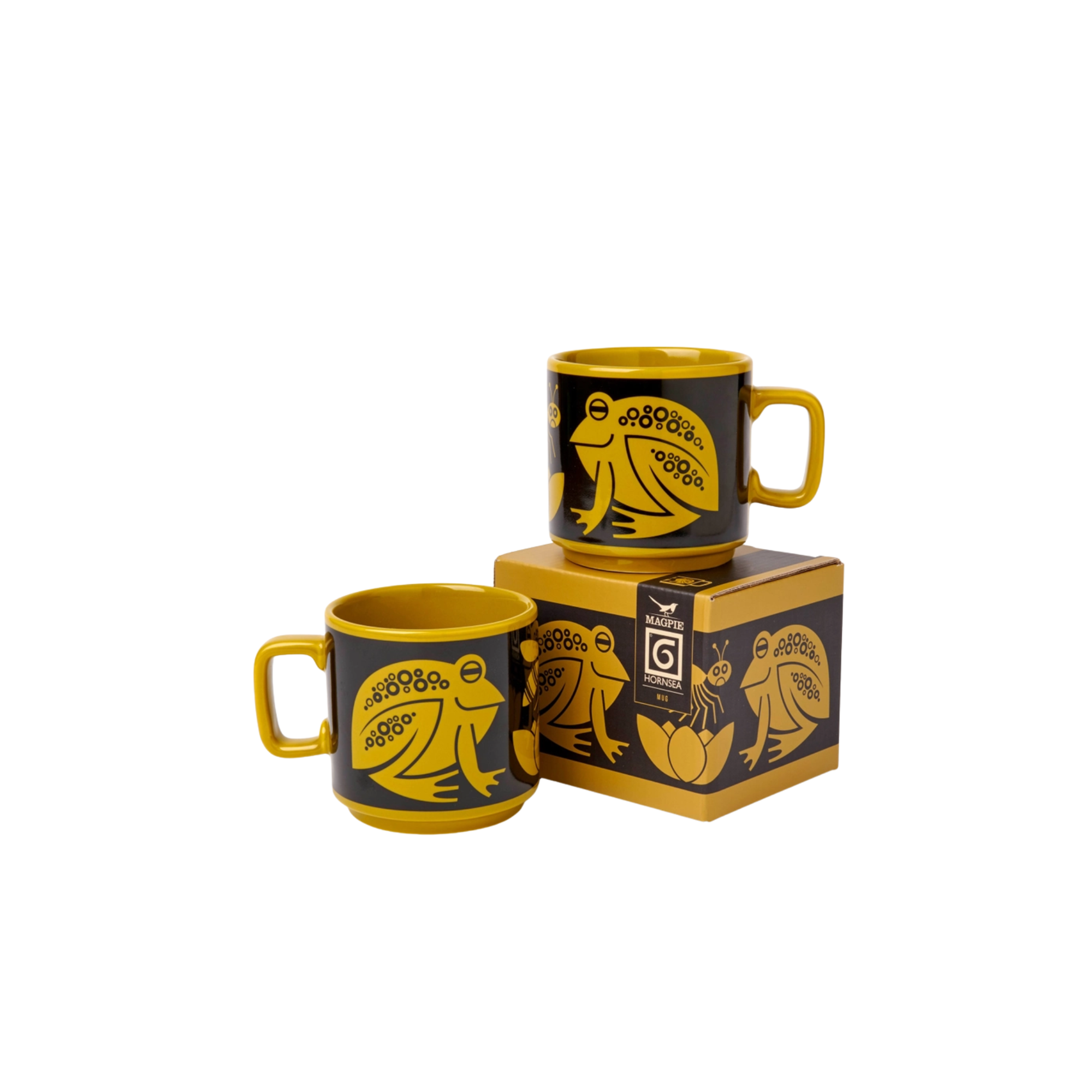 Magpie Hornsea Frog Mug Box