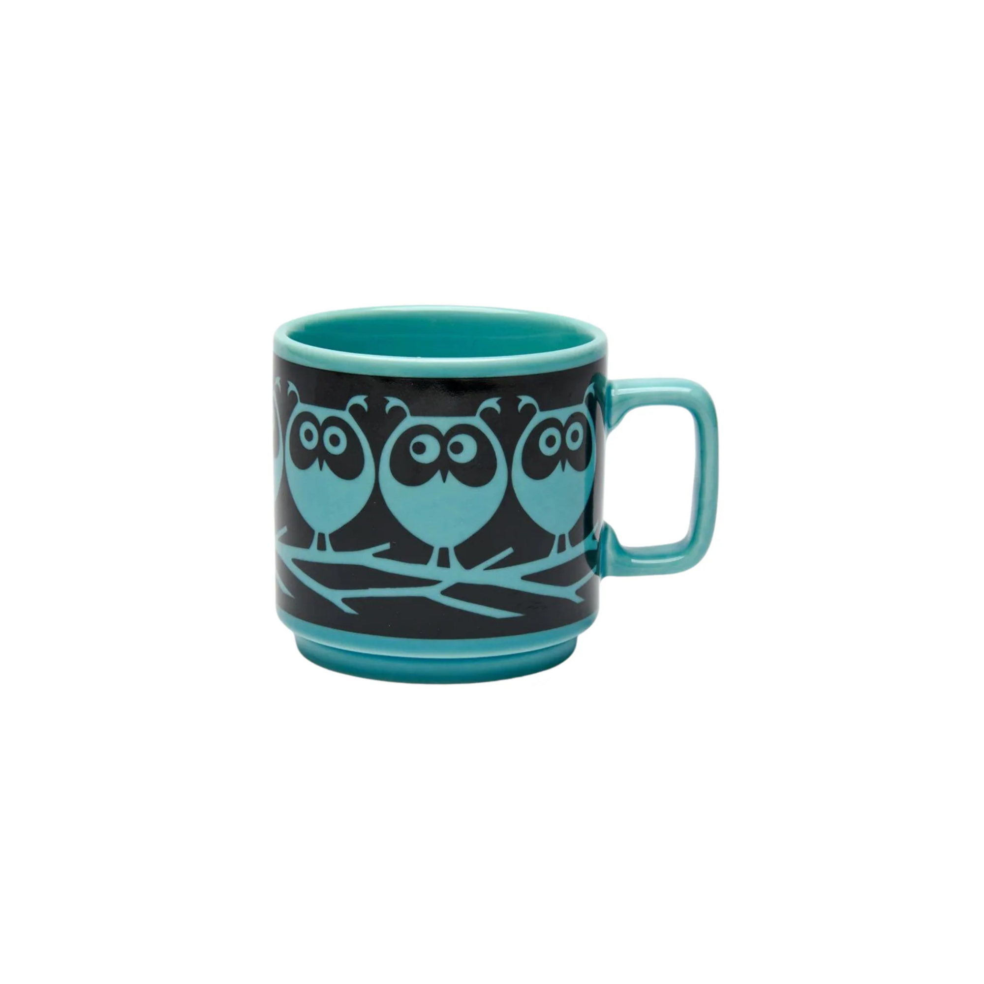 Magpie x Hornsea Owls on a Branch Mug