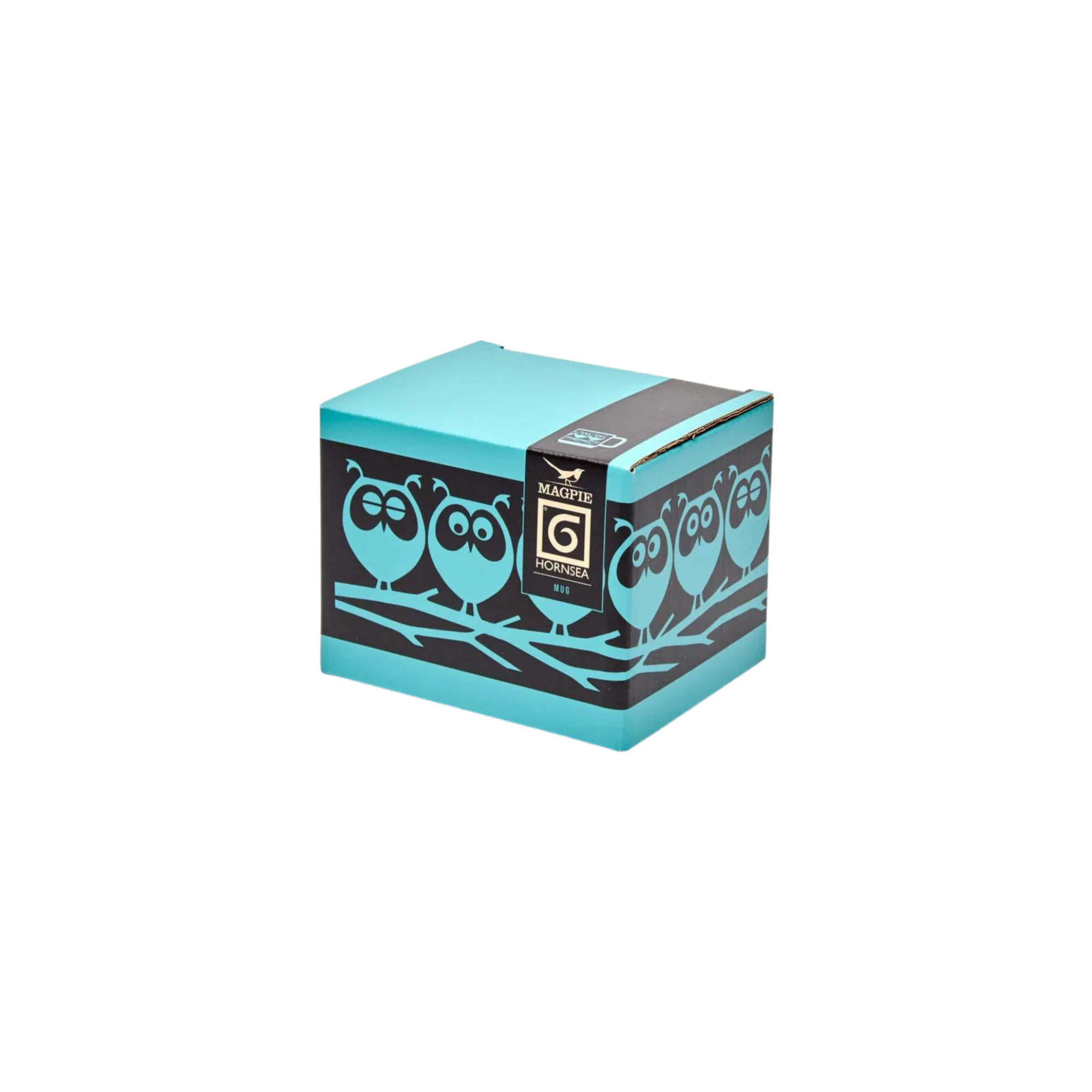 Magpie x Hornsea Owls on a Branch Mug Boxed