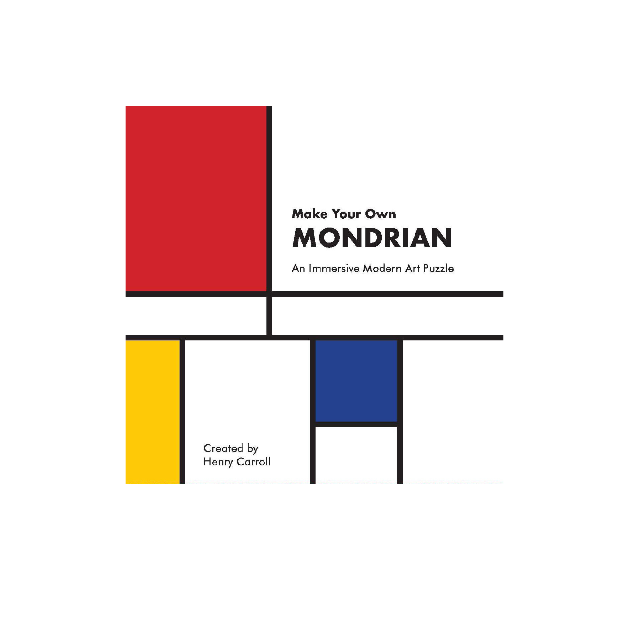 Make Your Own Mondrian Puzzle