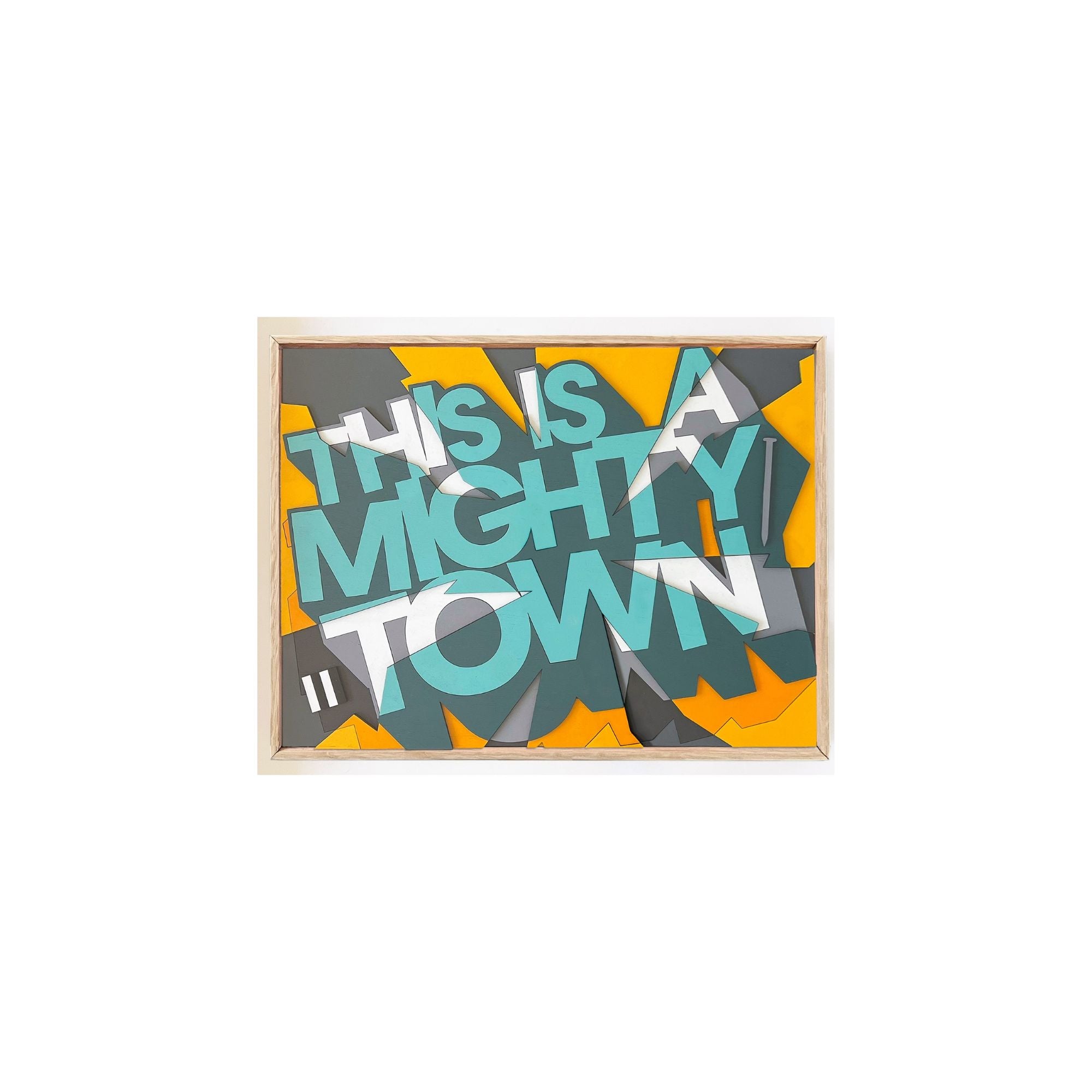 Mark Adam x INNSiDE This is a Mighty Town Artwork