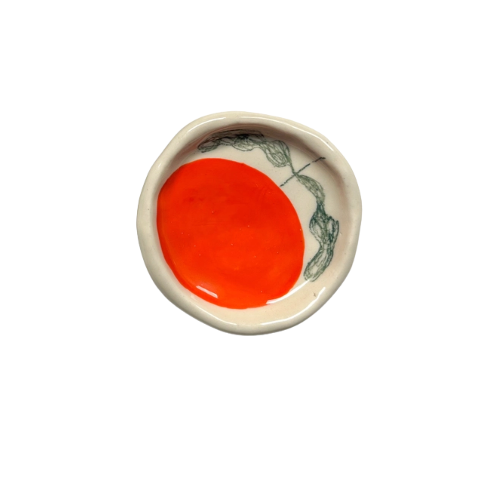 Martha Duncan Orange Little Dish