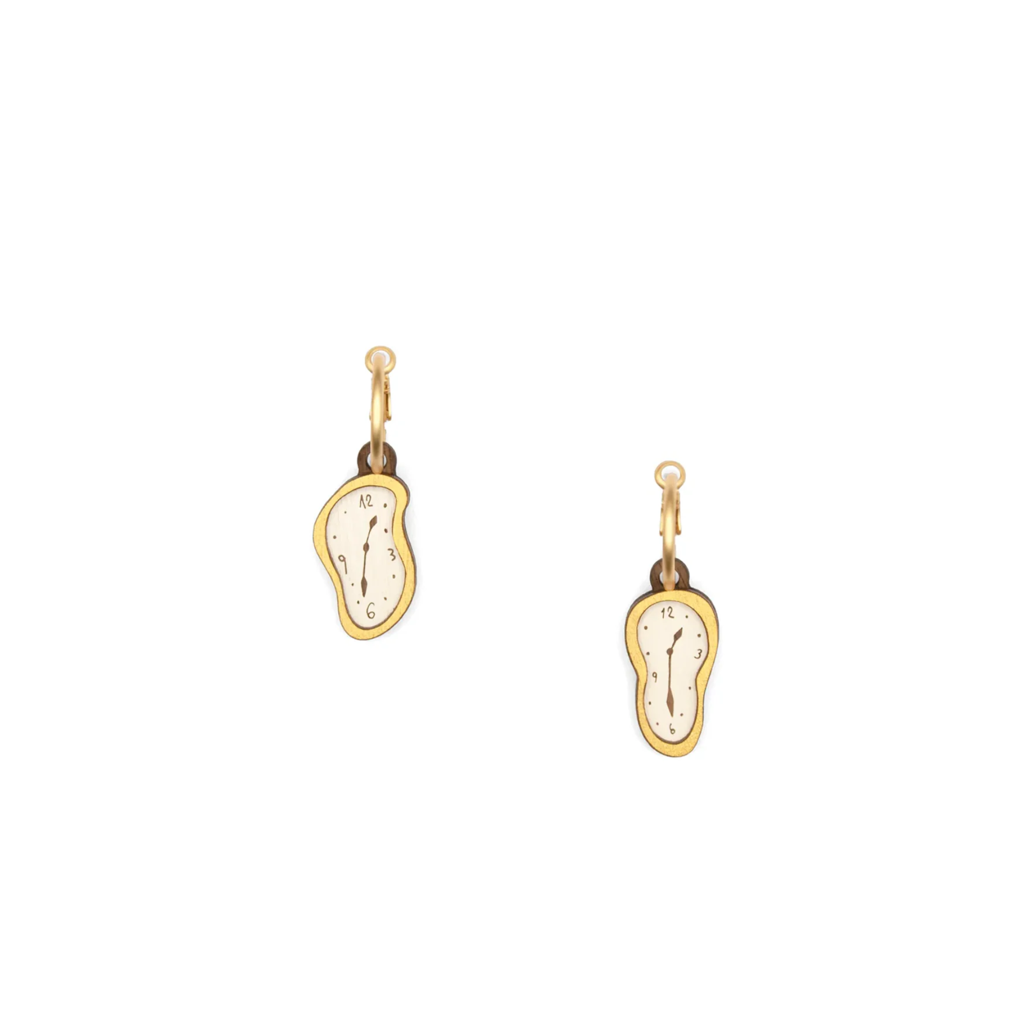 Materia Rica Soft Clock Earrings