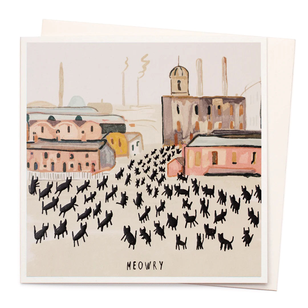 Meowry Greeting Card