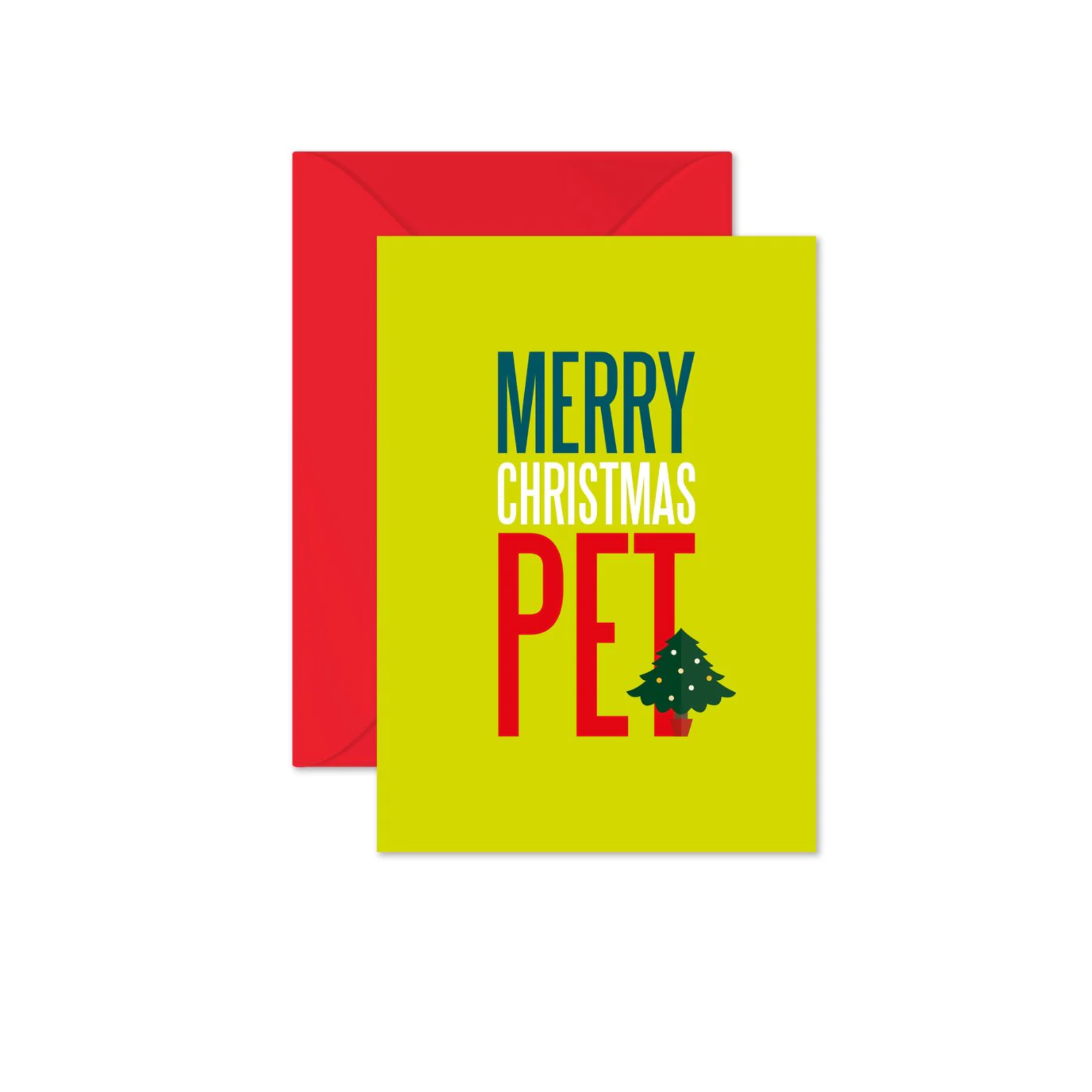 Merry Christmas Pet Christmas Card