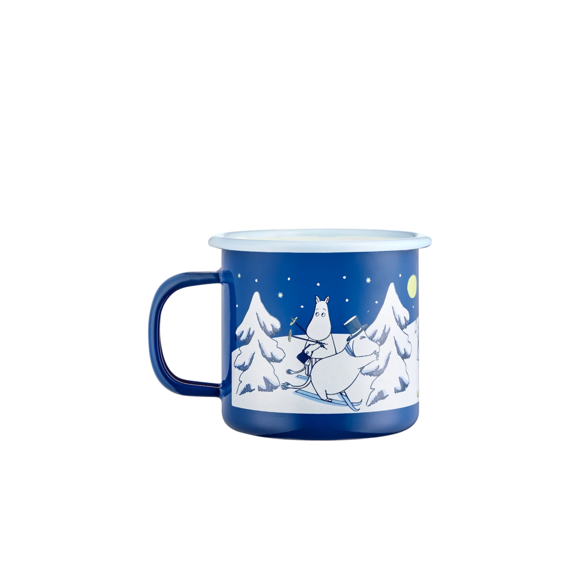 Moomin Starry Night Christmas Enamel Mug