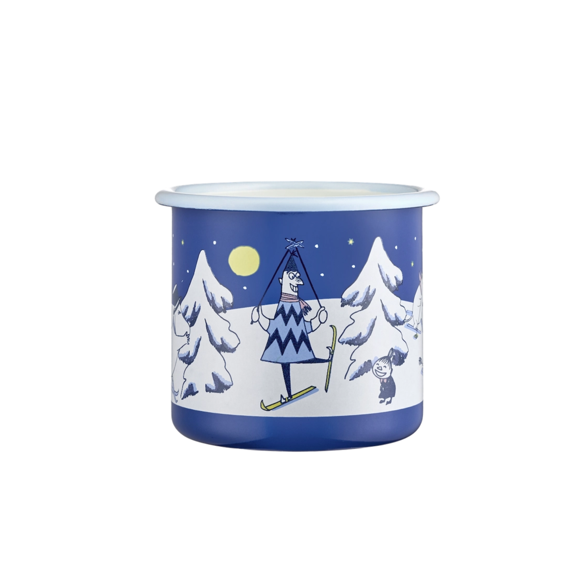 Moomin Starry Night Christmas Enamel Mug