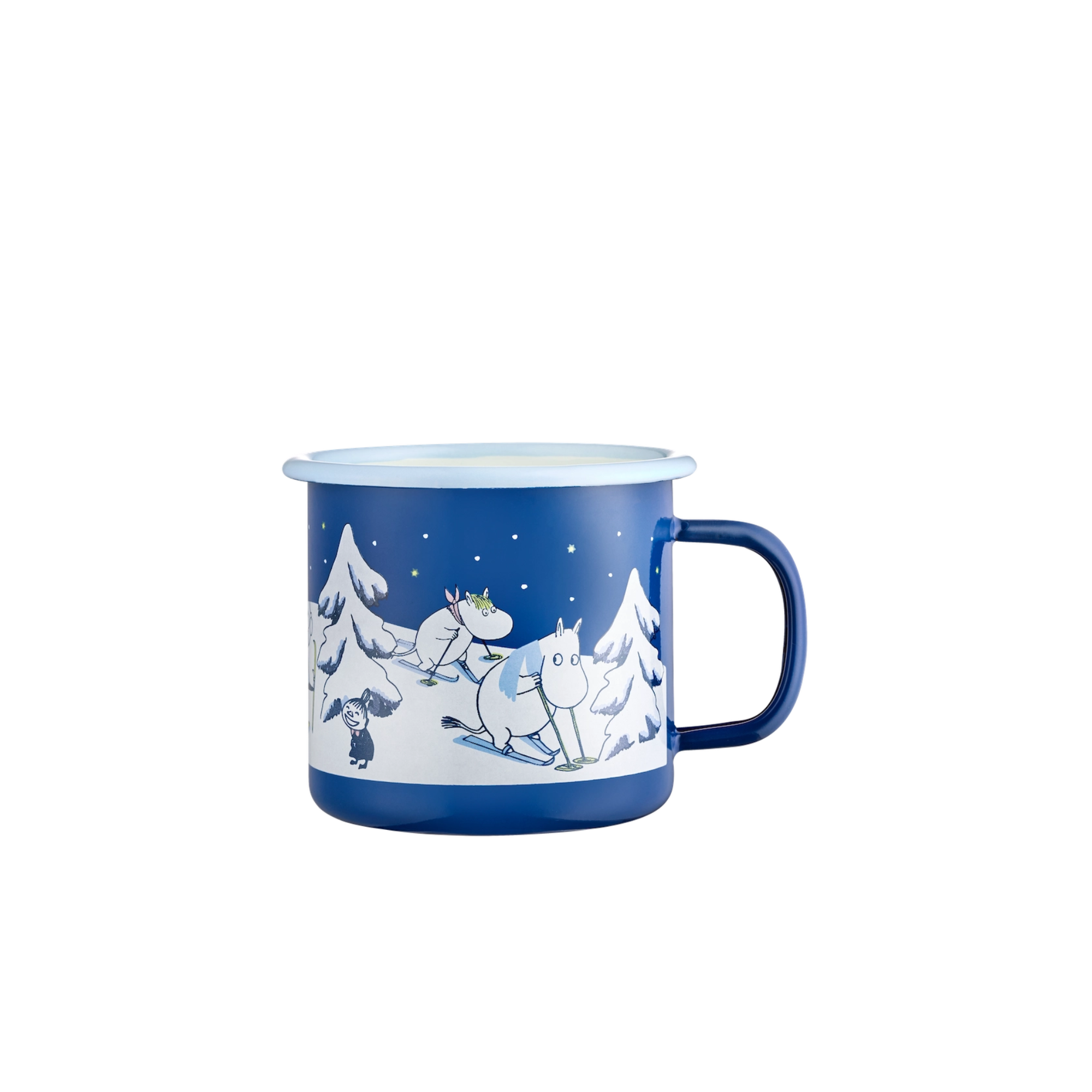 Moomin Starry Night Christmas Enamel Mug
