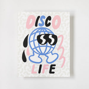 Mul Disco Life Print White