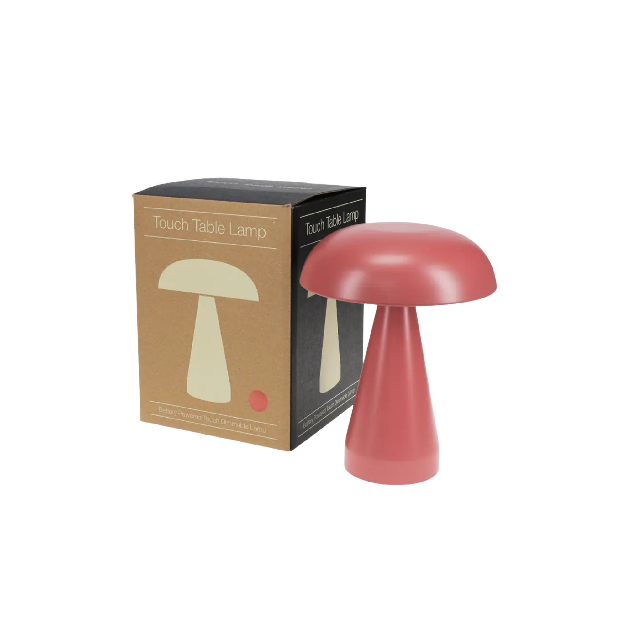 Mushroom Peach Dimmable Lamp