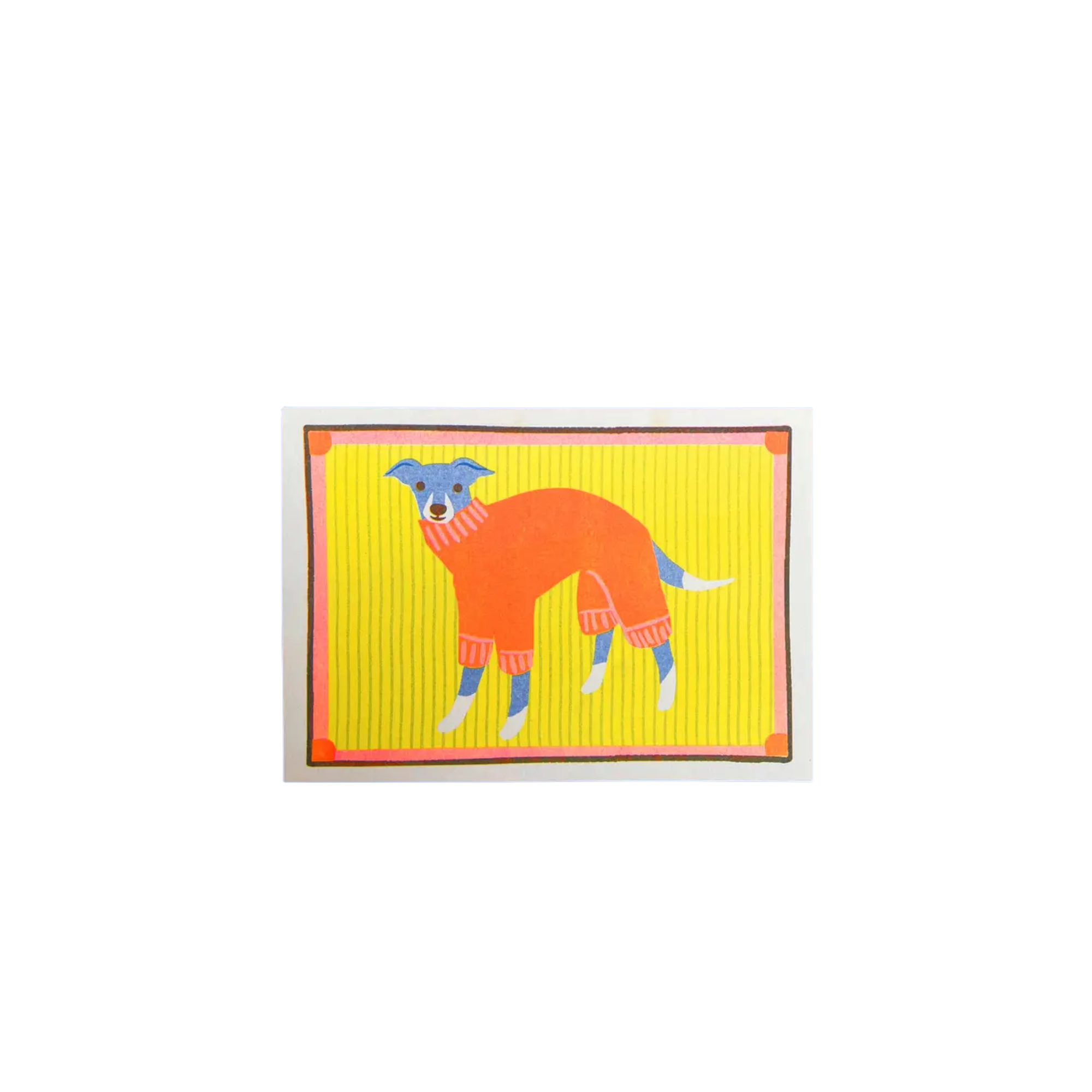 Naomi Wilkinson Illustration Italian Greyhound Mini Print