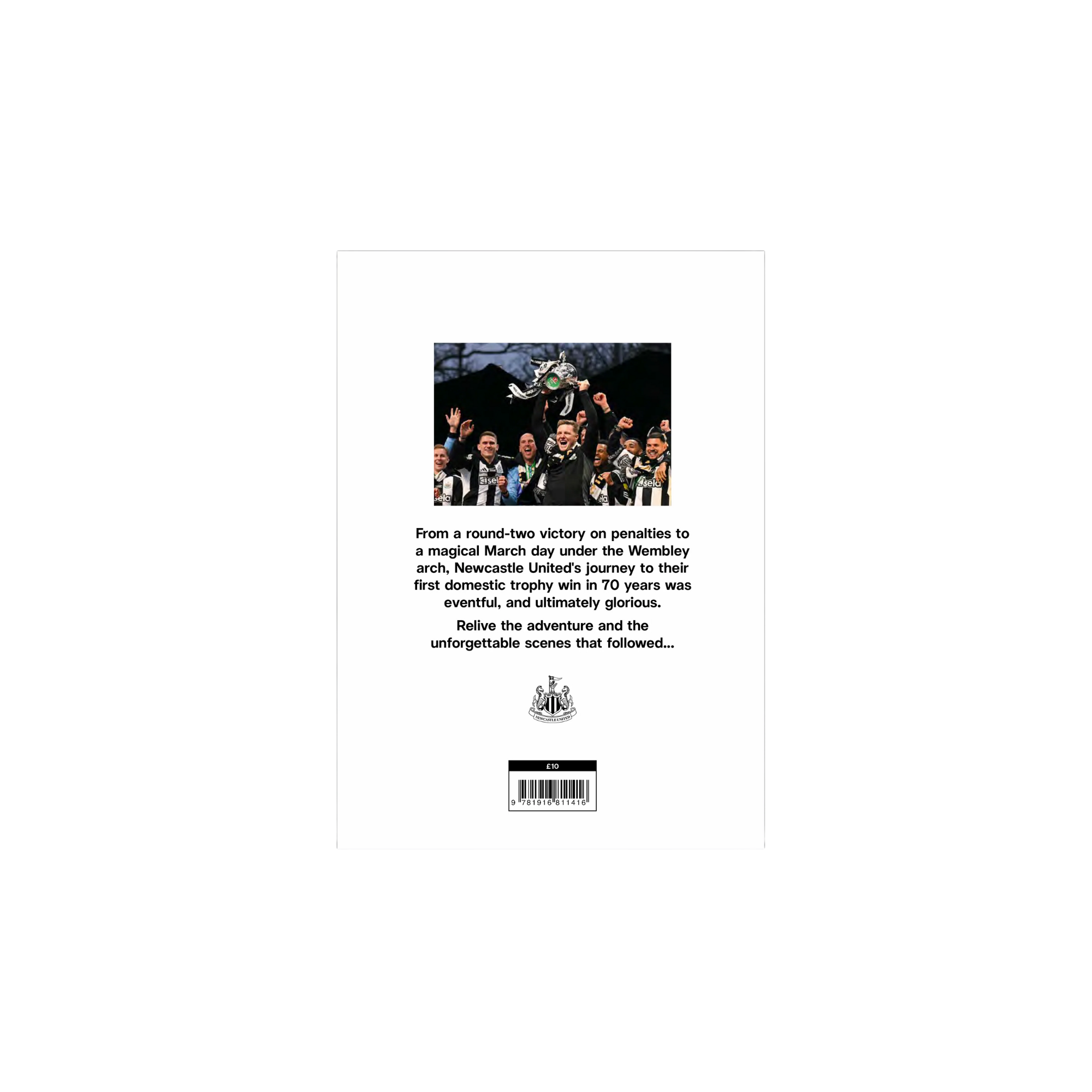Newcastle United Official Carabao Cup Winners 24/25 Magazine