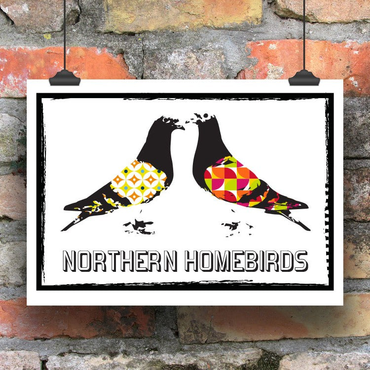 Northern Homebirds A4 Print