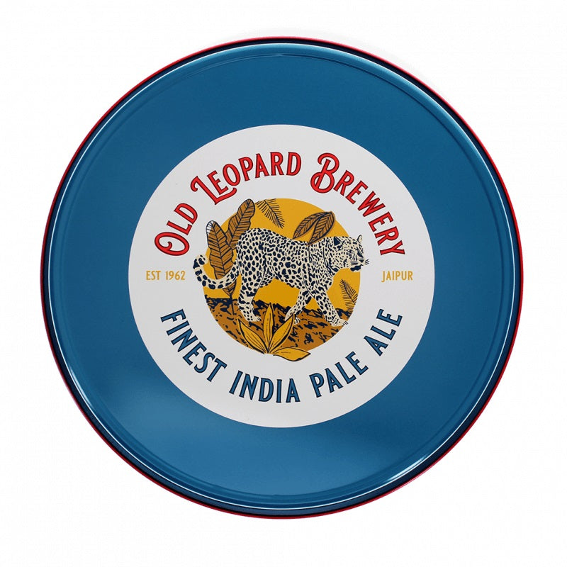 Old Leopard Brewery Round Serving Tray Bottom