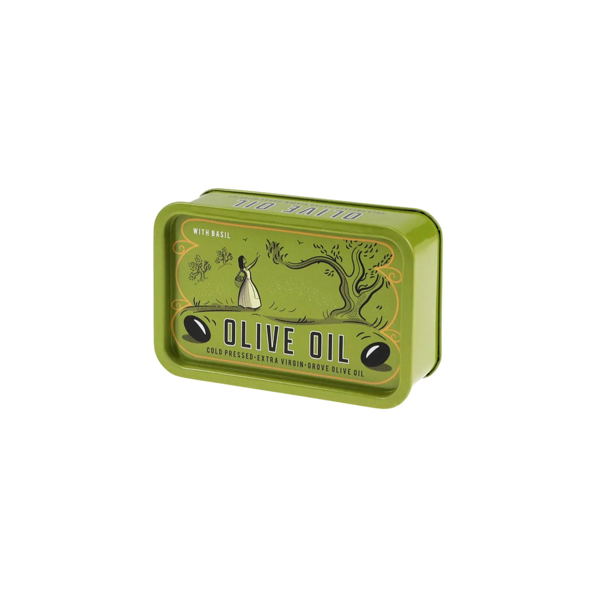 Olive Oil Mini Storage Tin With Lid