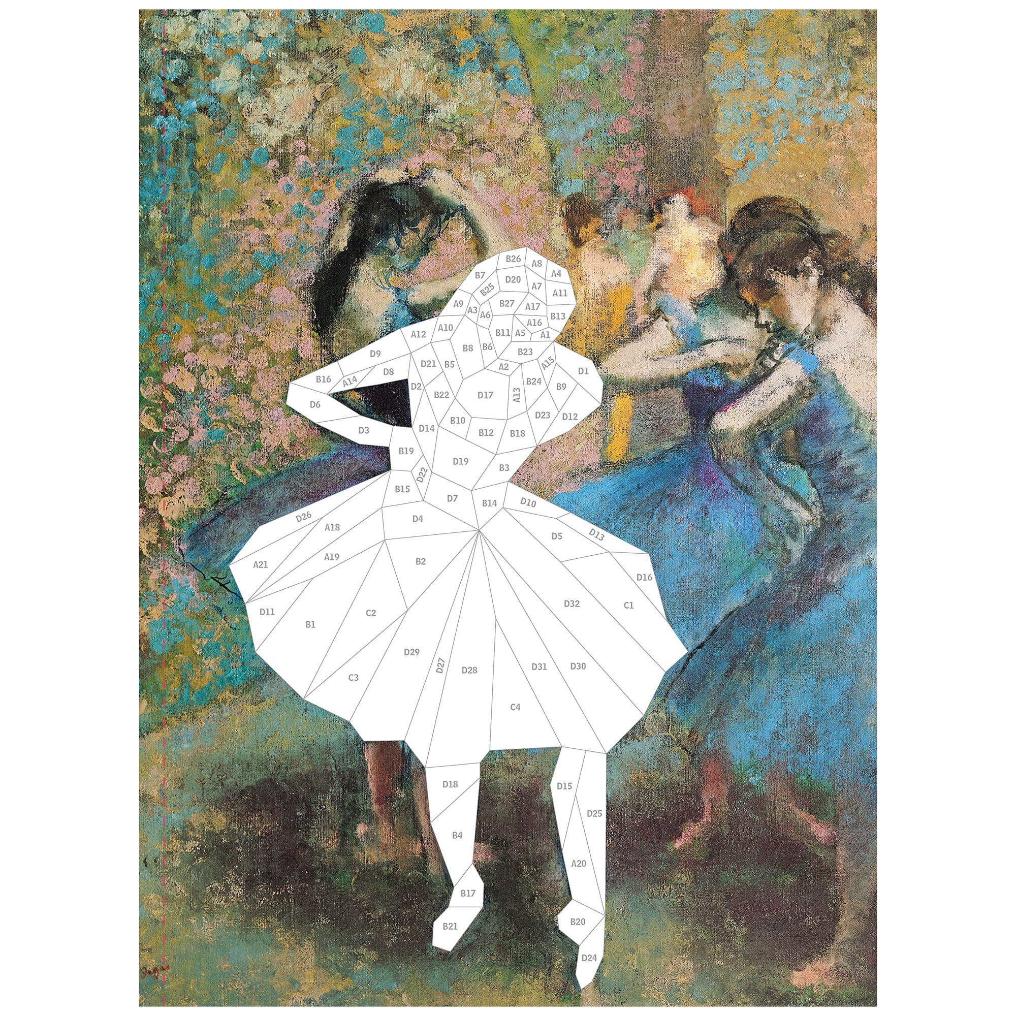 Paint By Sticker Works of Art Ballerina
