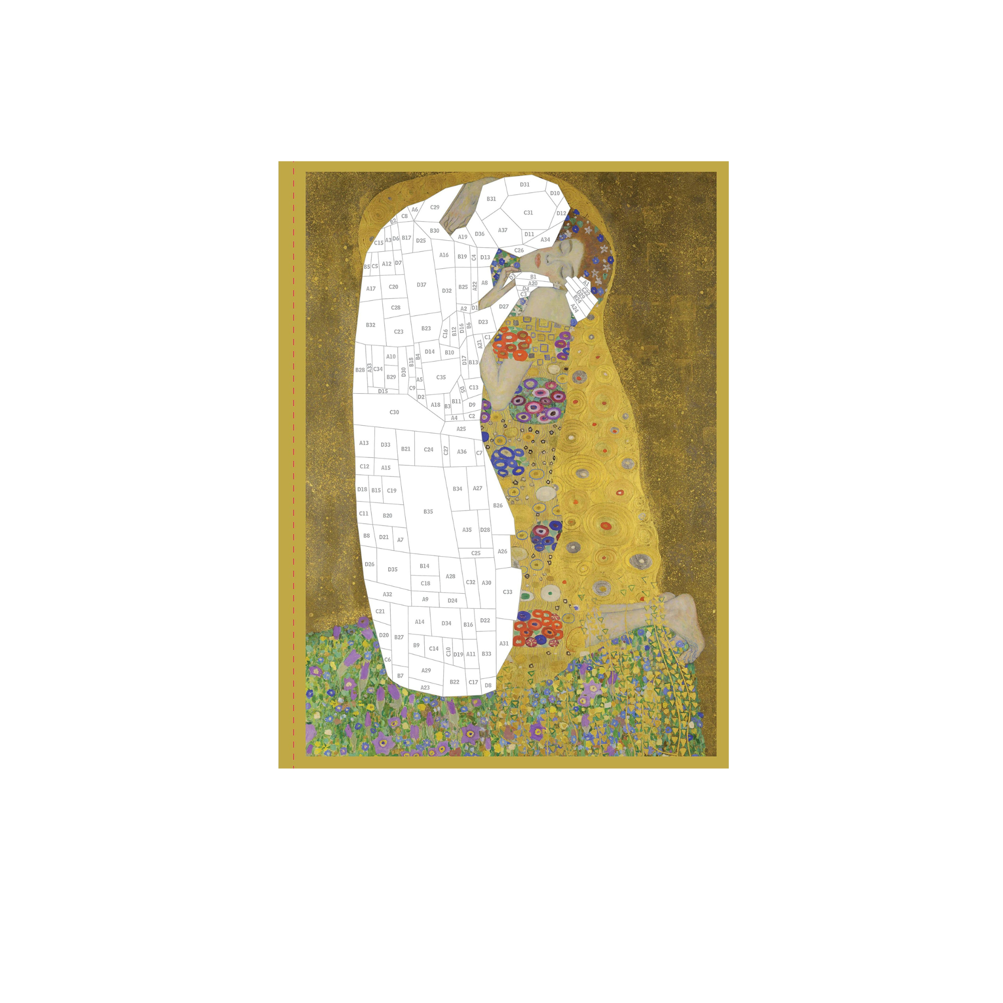 Paint By Stickers Works of Art Klimt