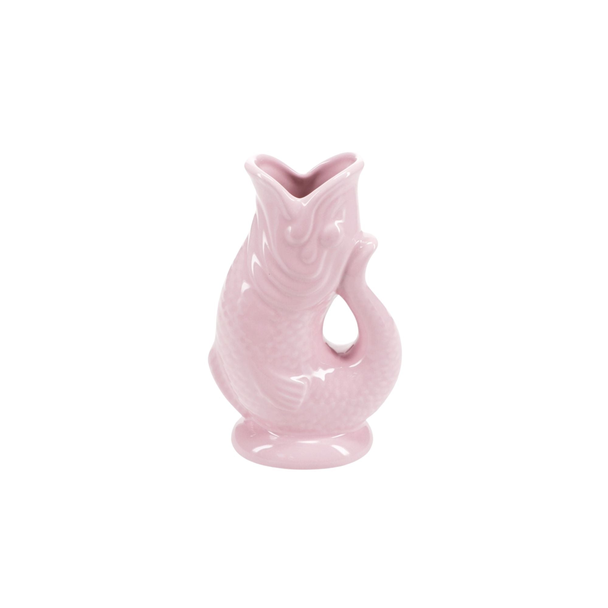 Pink Ceramic Fish Vase