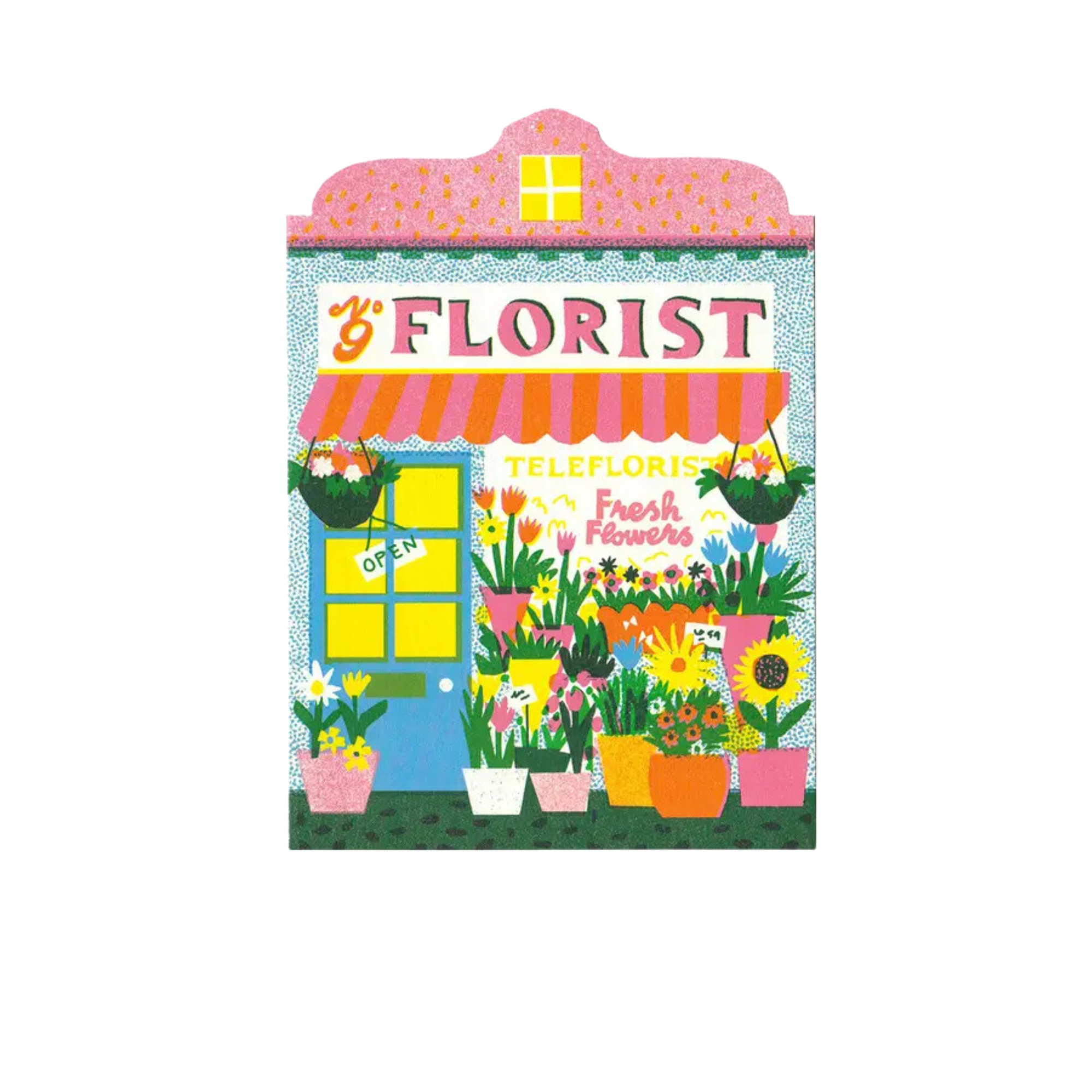 Printed Peanut Florist Shop Card