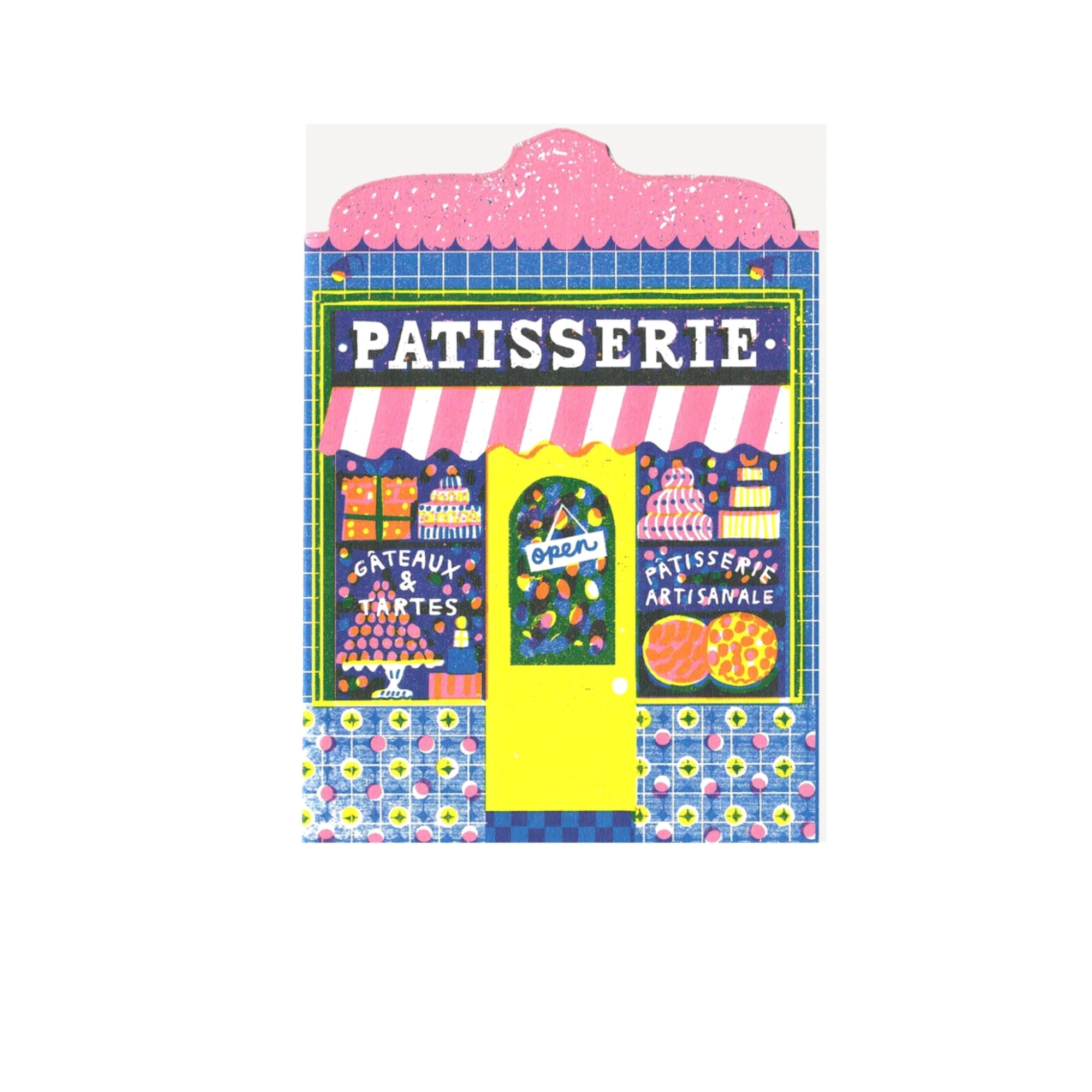 Printed Peanut Patisserie Card