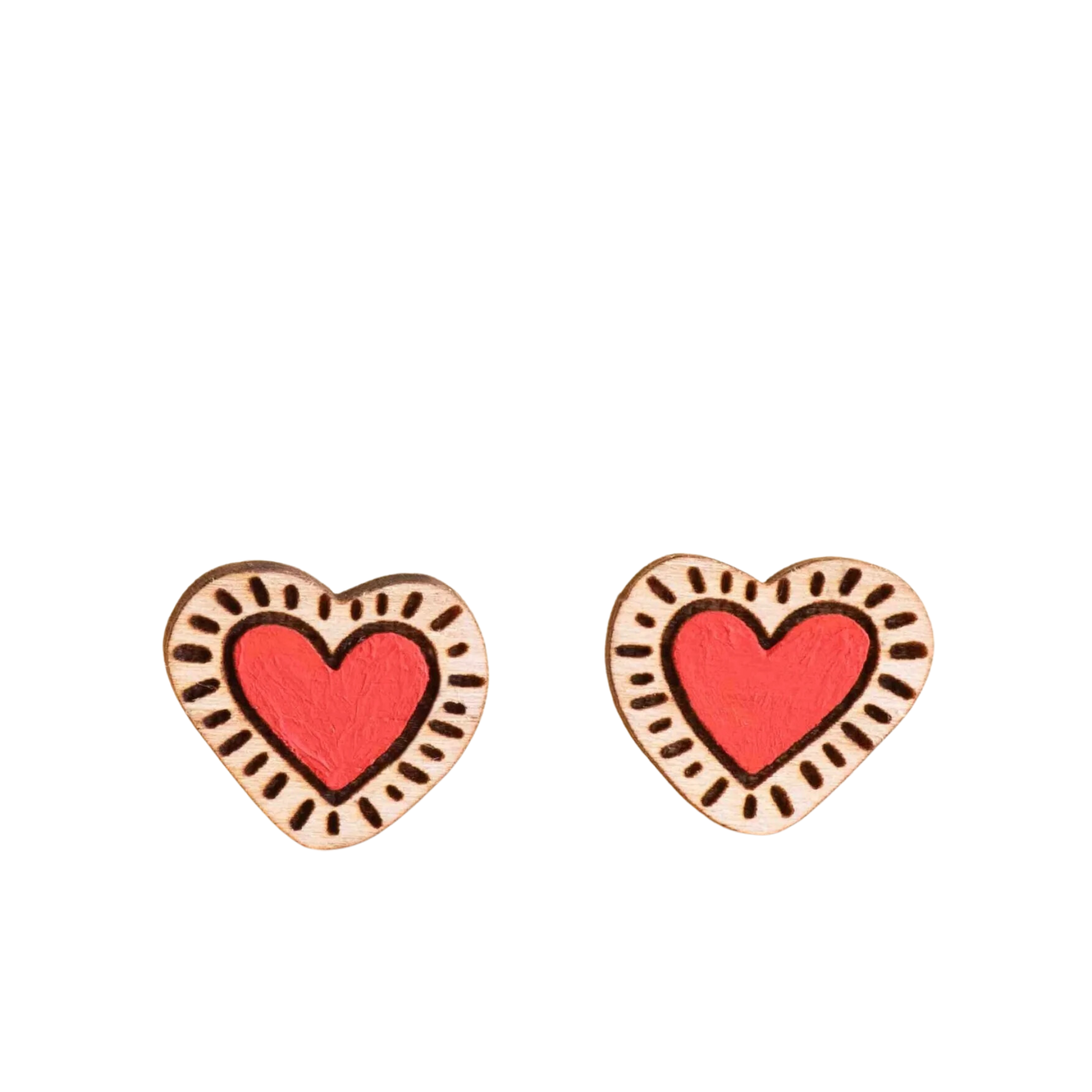 Robin Valley Love Heart Earrings