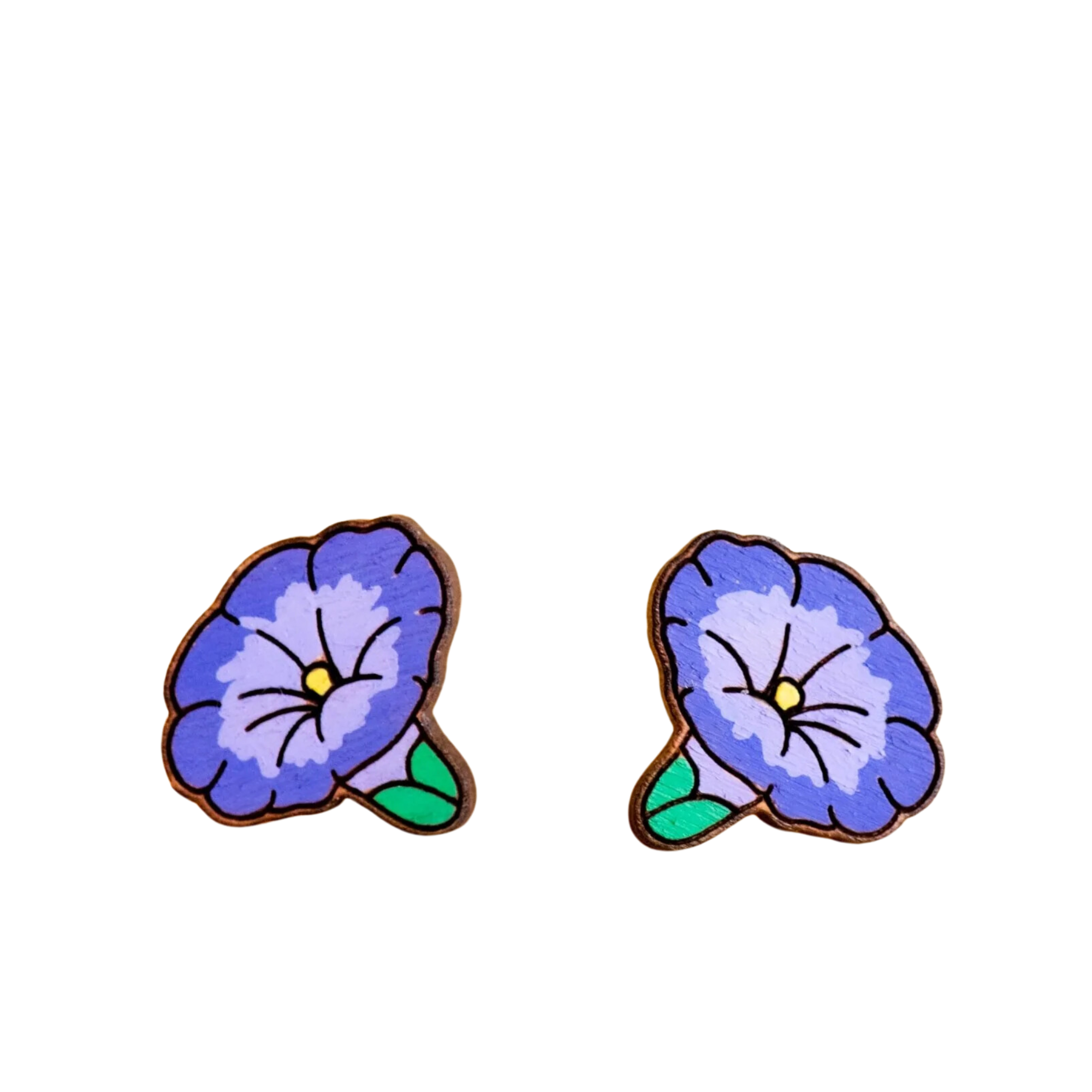 Robin Valley Morning Glory Earrings