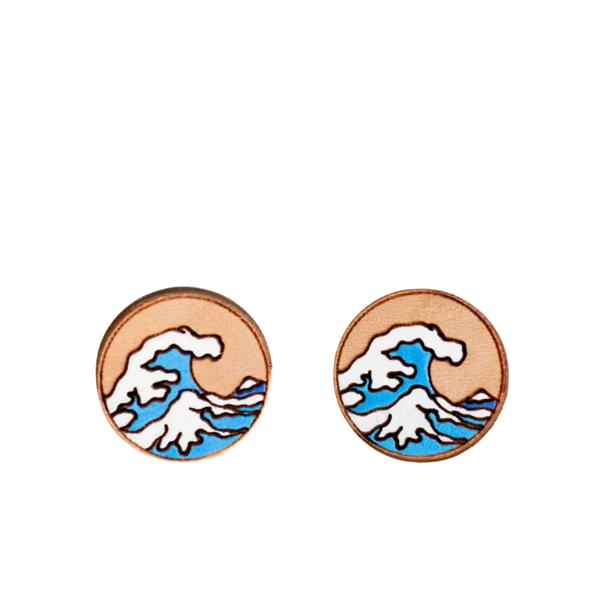 Robin Valley The Great Wave Earrings