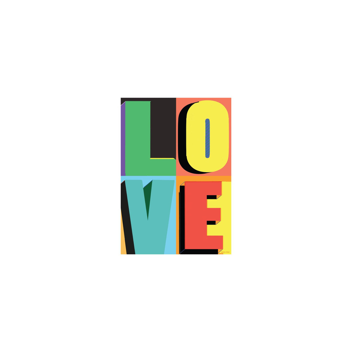 Rude Love A3 Giclee Print