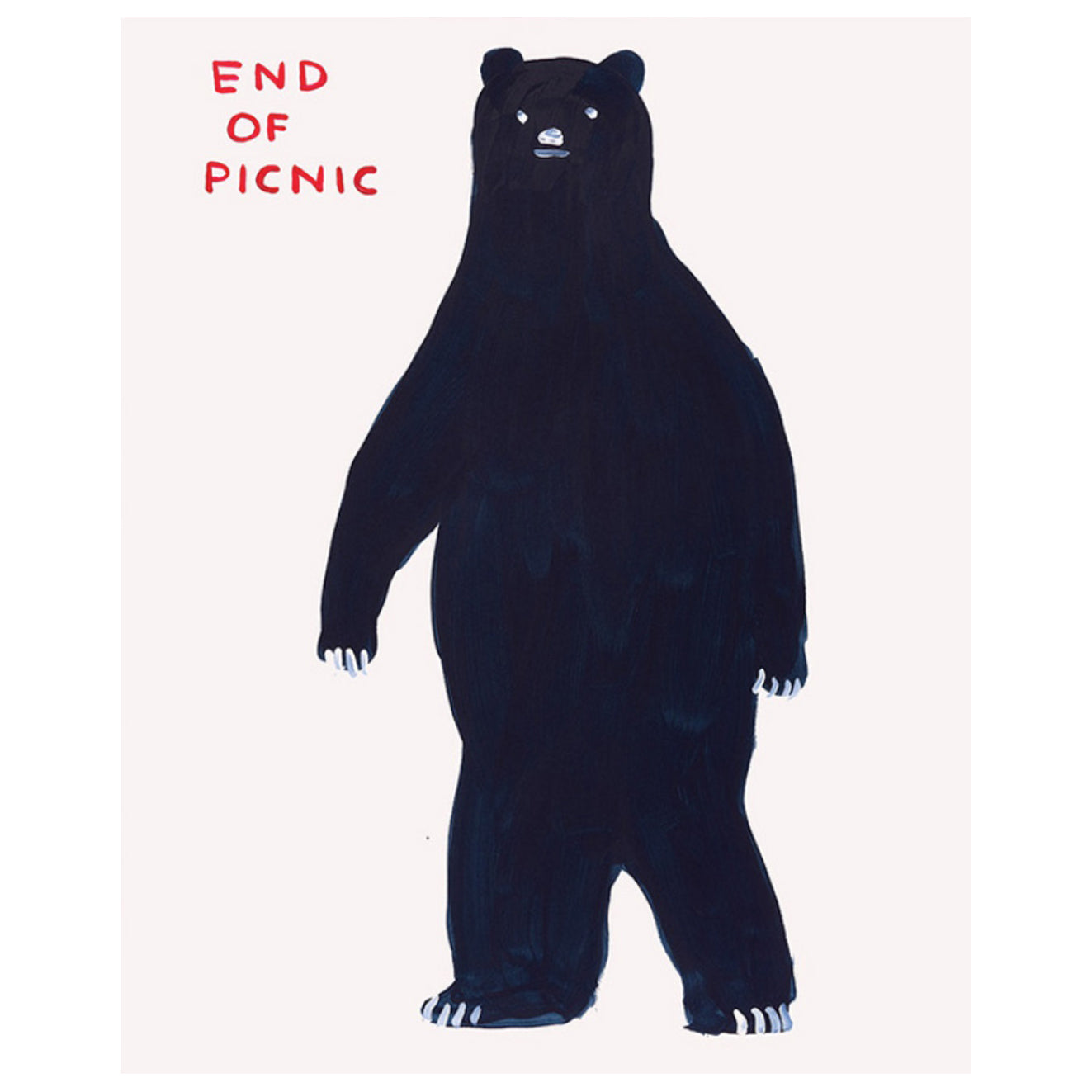 Davis Shrigley Calendar 2024 End of Picnic Bear