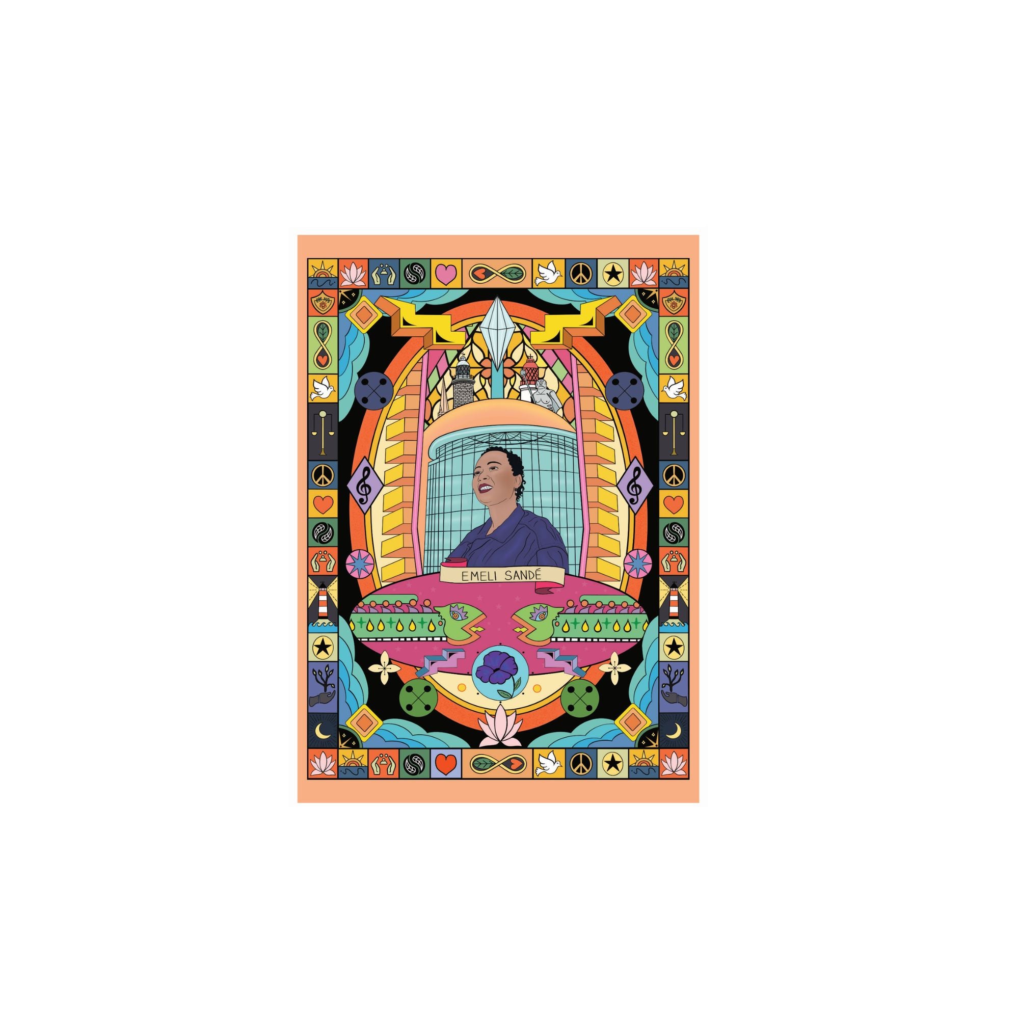 Sofia Barton Emeli Sande A3 Print