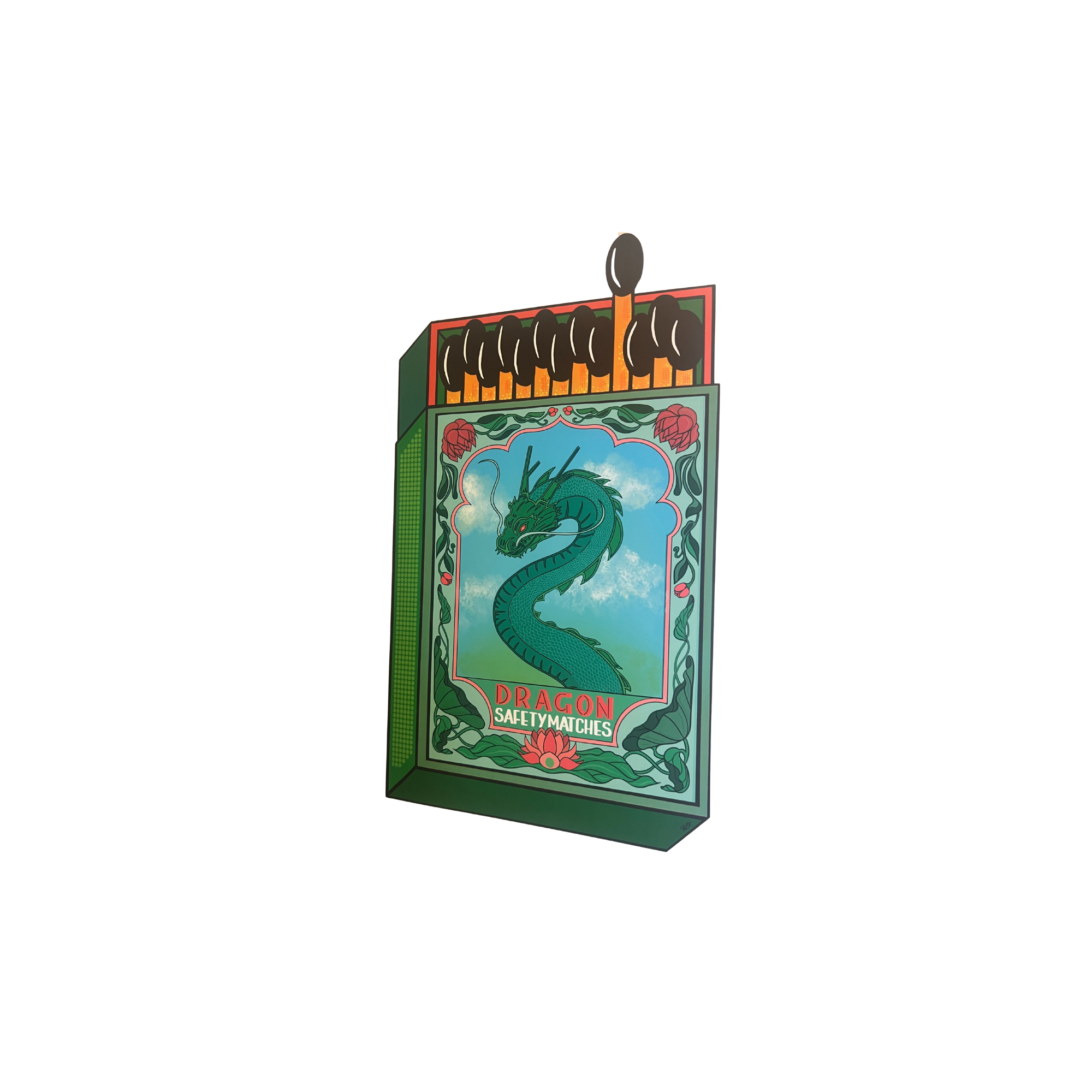 Sofia Barton x INNSiDE Dragon Matchbox A2 Print