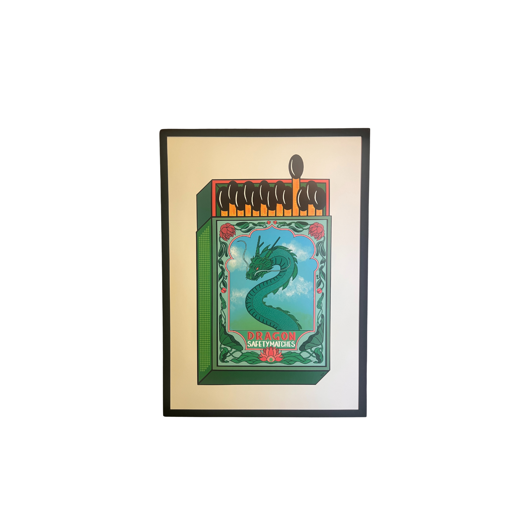 Sofia Barton x INNSiDE Joy Matchbox A2 Print Framed