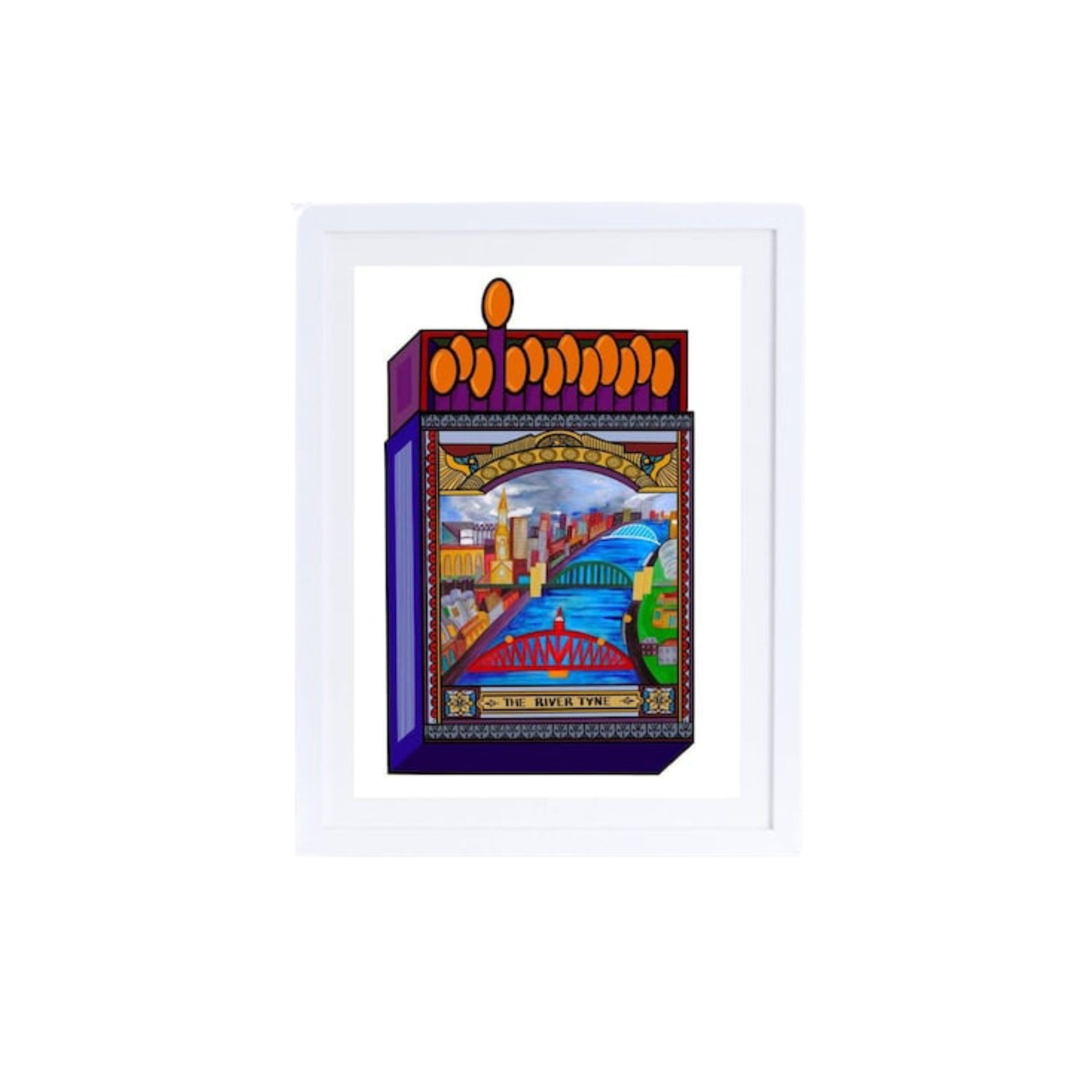 Sofia Barton Quayside Matchbox A4 Print