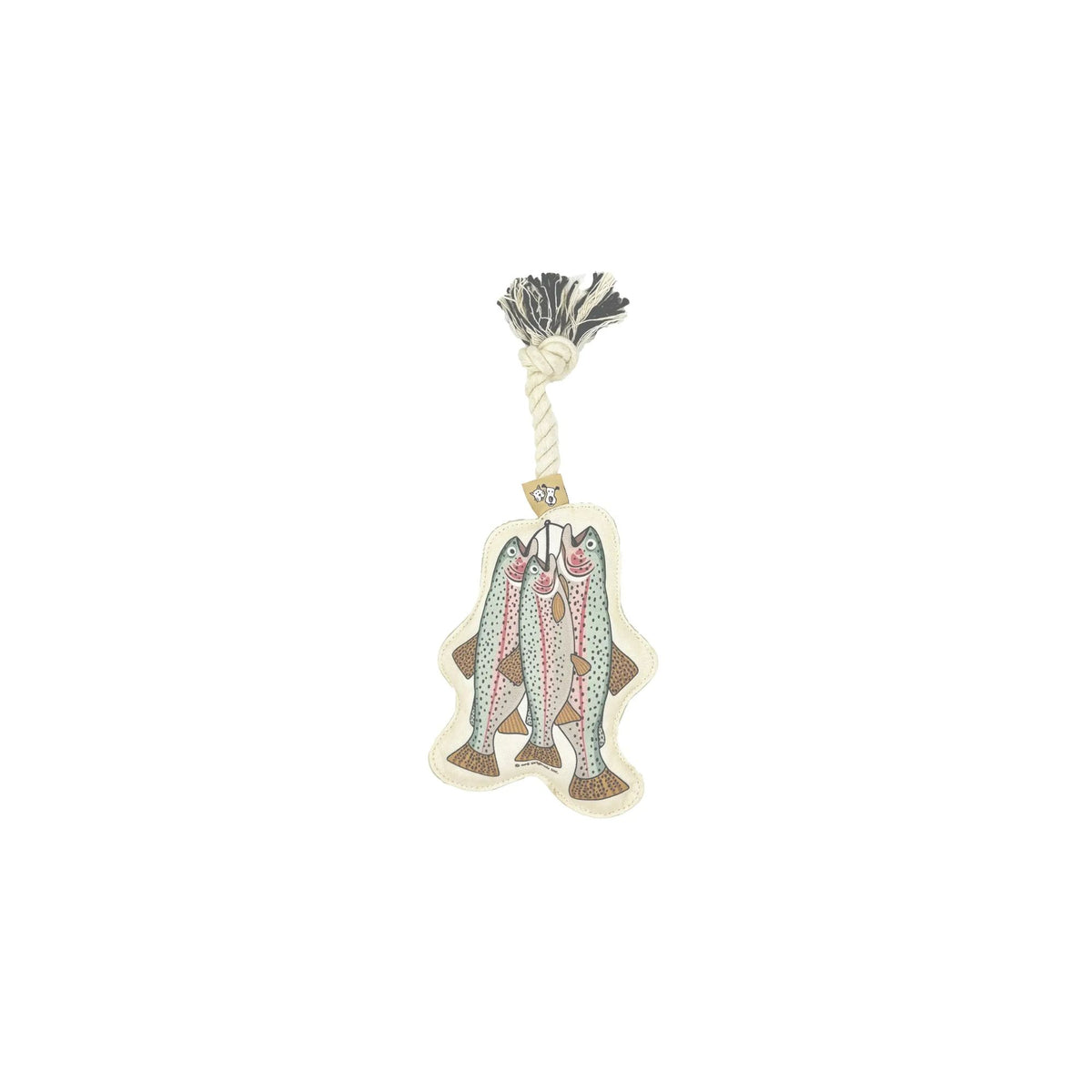 Speckle & Spot Tug and Fetch Trout Pet Rope Toy