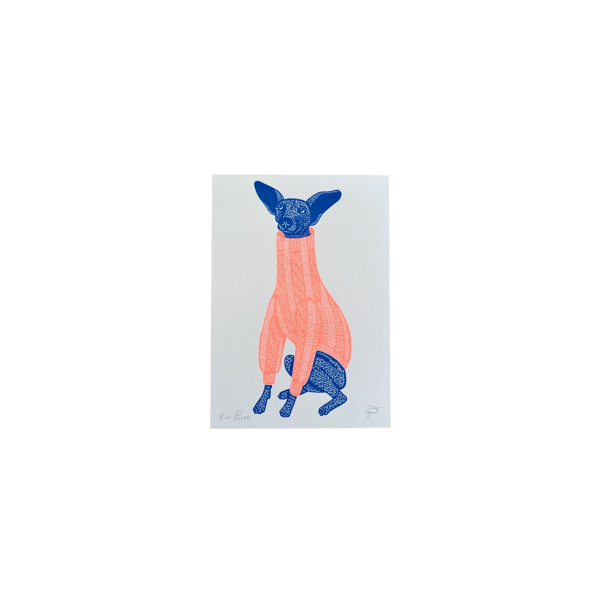 Strangford Knit Picker A3 Print