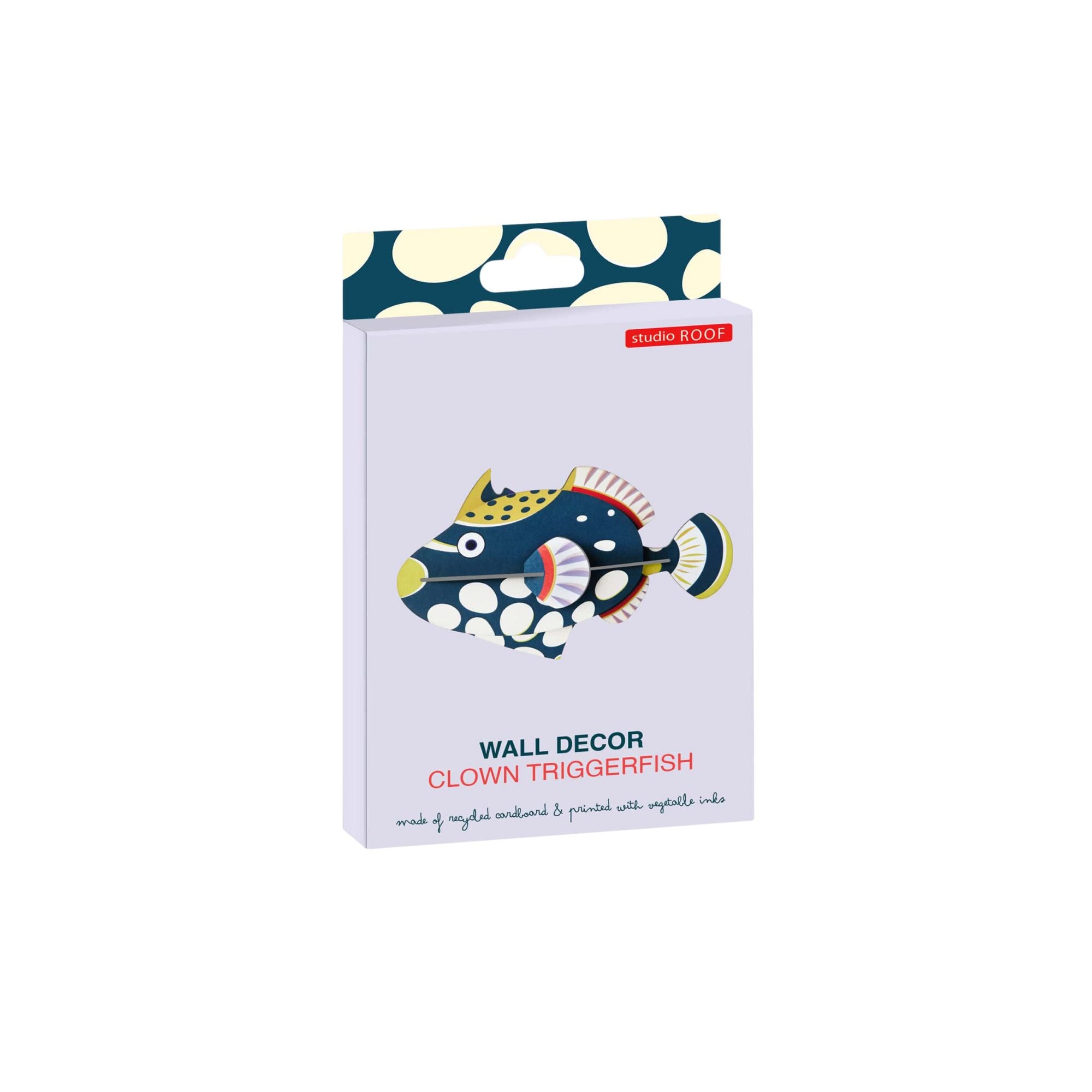Studio Roof Clown Triggerfish Wall Decoration Packaging