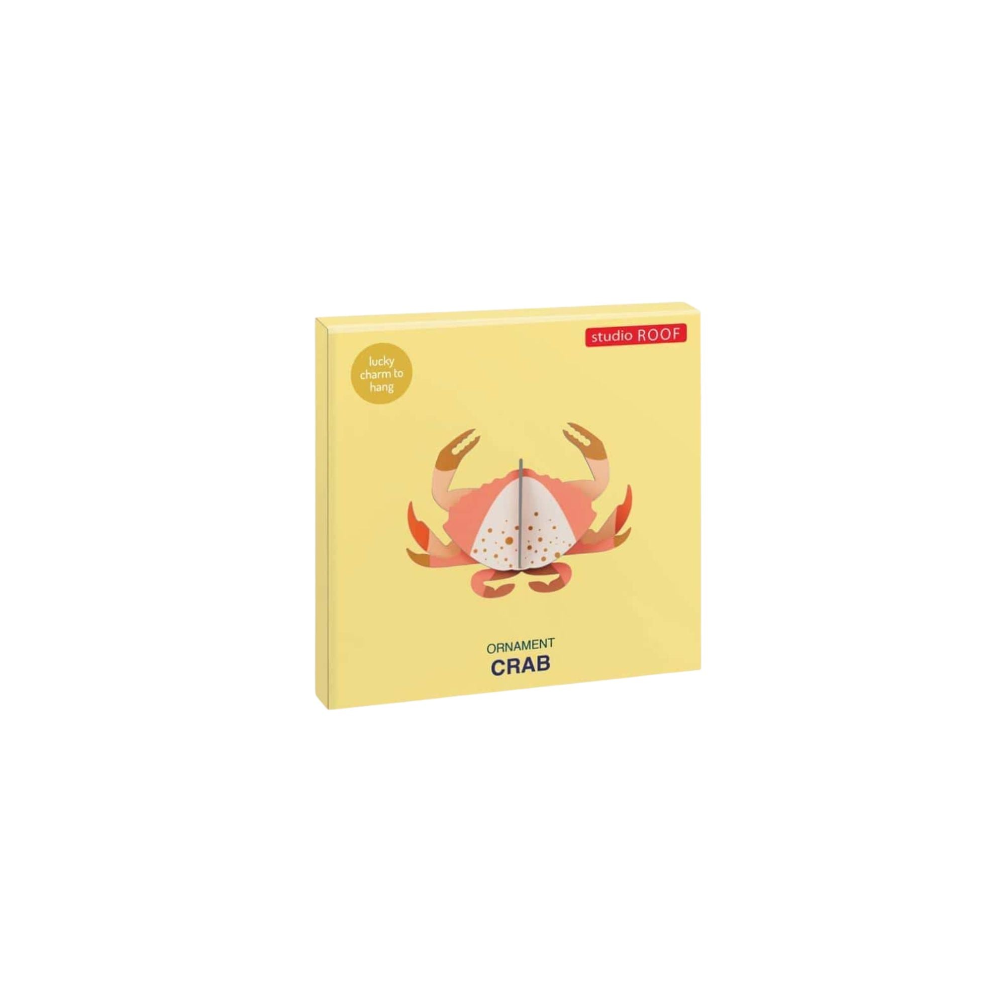 Studio Roof Crab Lucky Charm Packaging