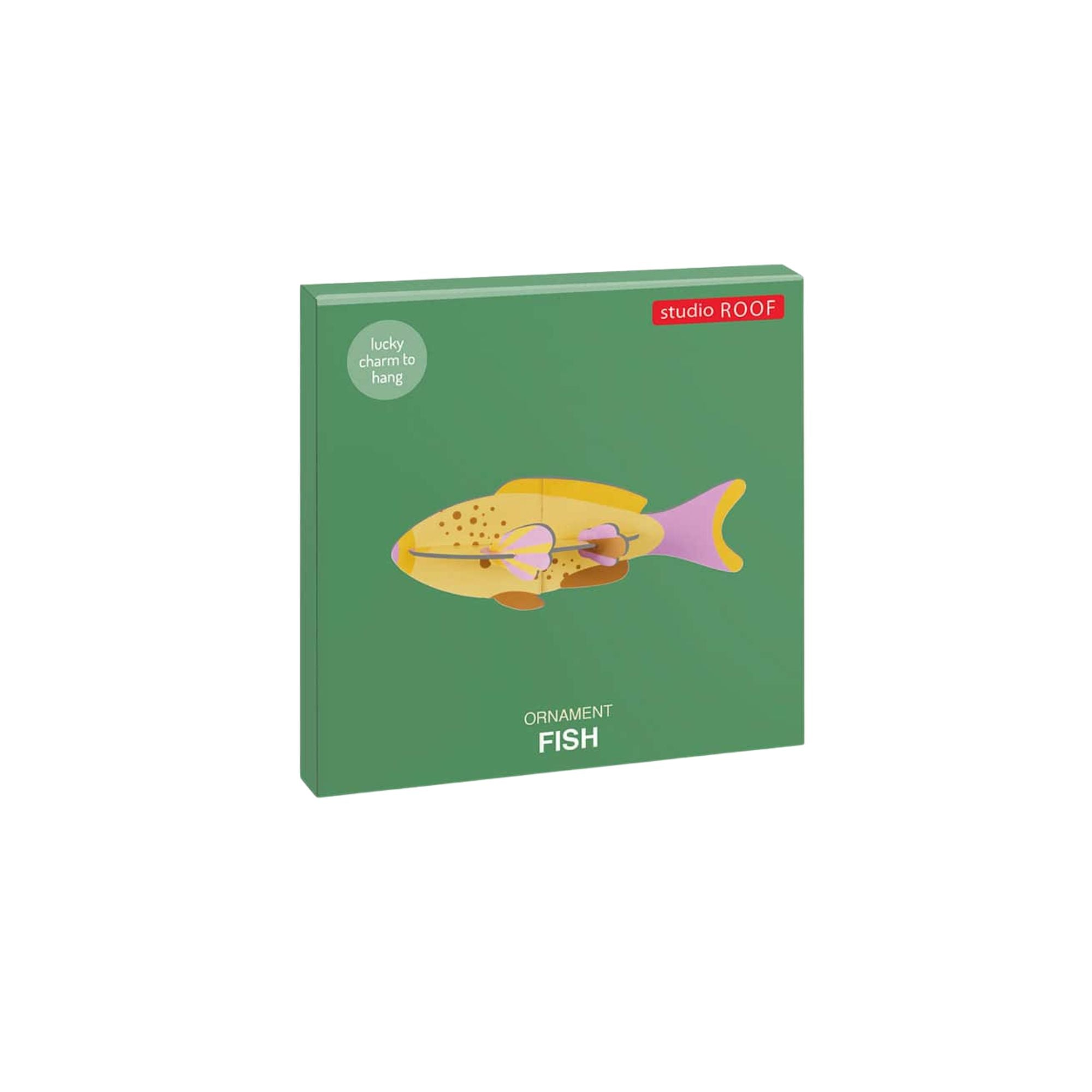 Studio Roof Fish Lucky Charm Packaging