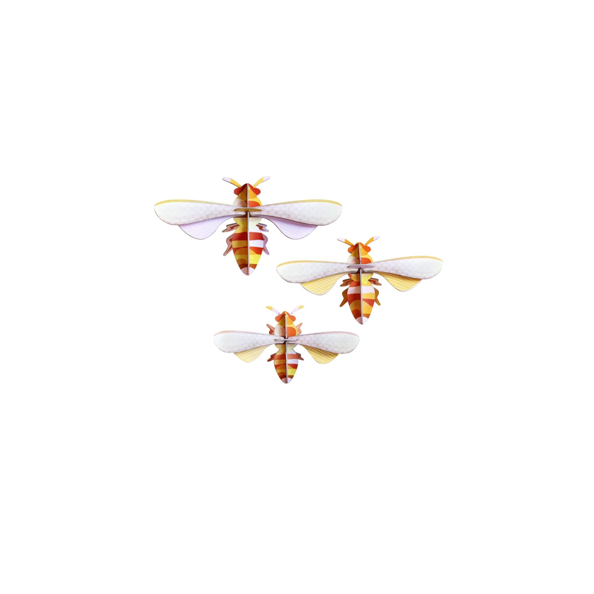 Studio Roof Honey Bee Set of 3 Wall Decoration