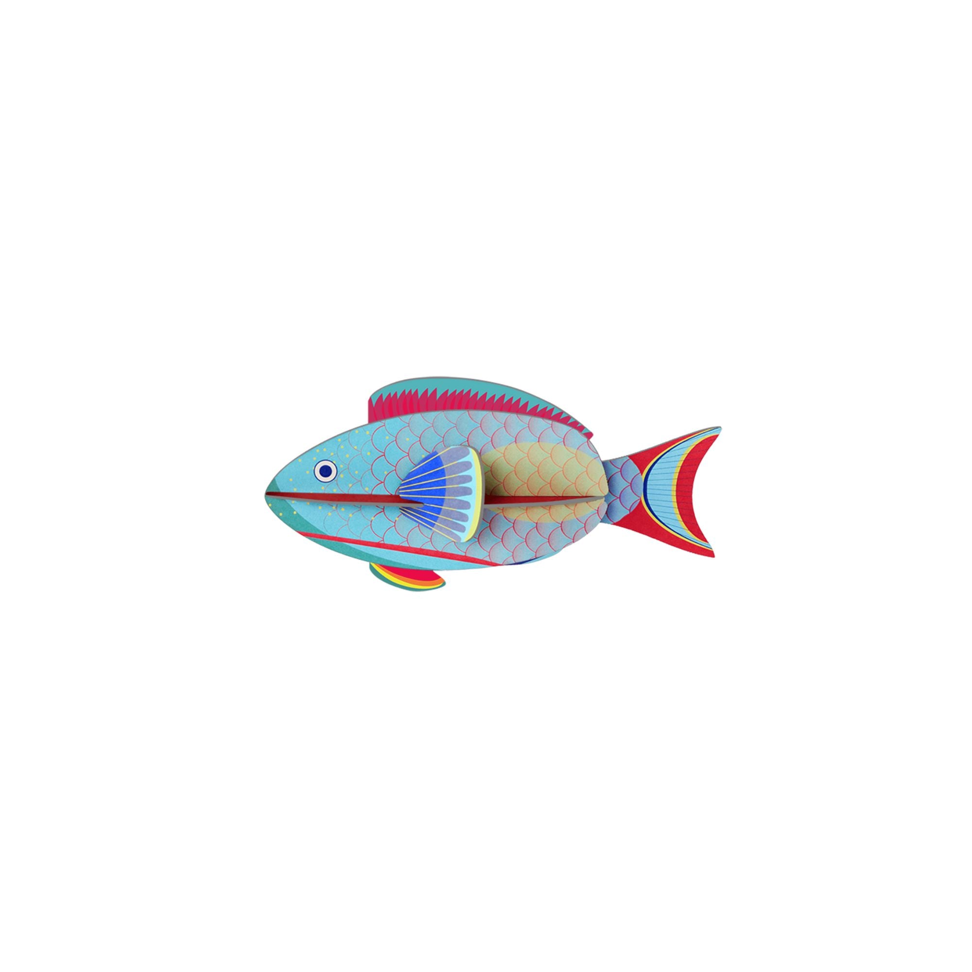 Studio Roof Parrot Fish Wall Decoration