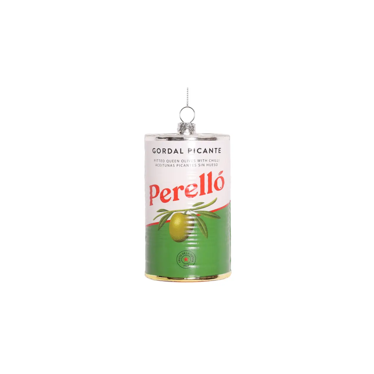 Studio Thie Gordal Picante Perello Olives Can Christmas Decoration