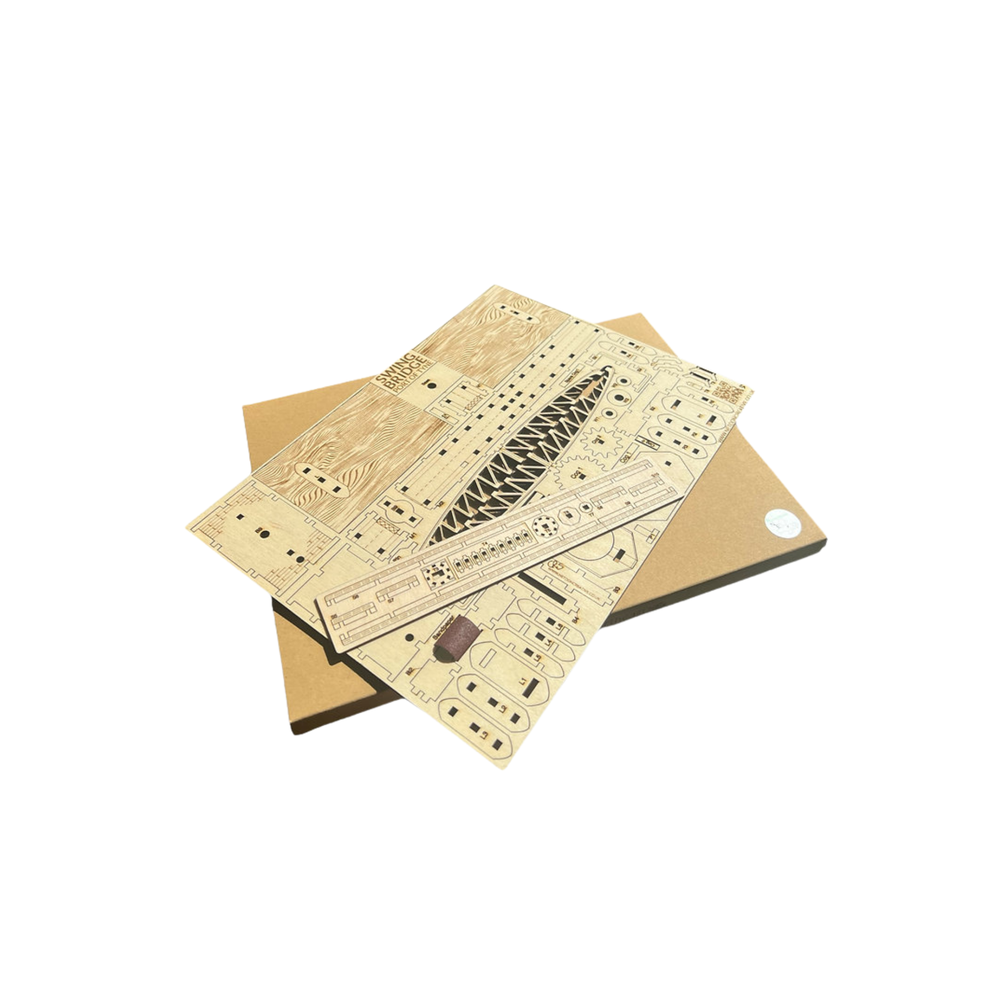 Swing Bridge Kit Wooden Model Kit