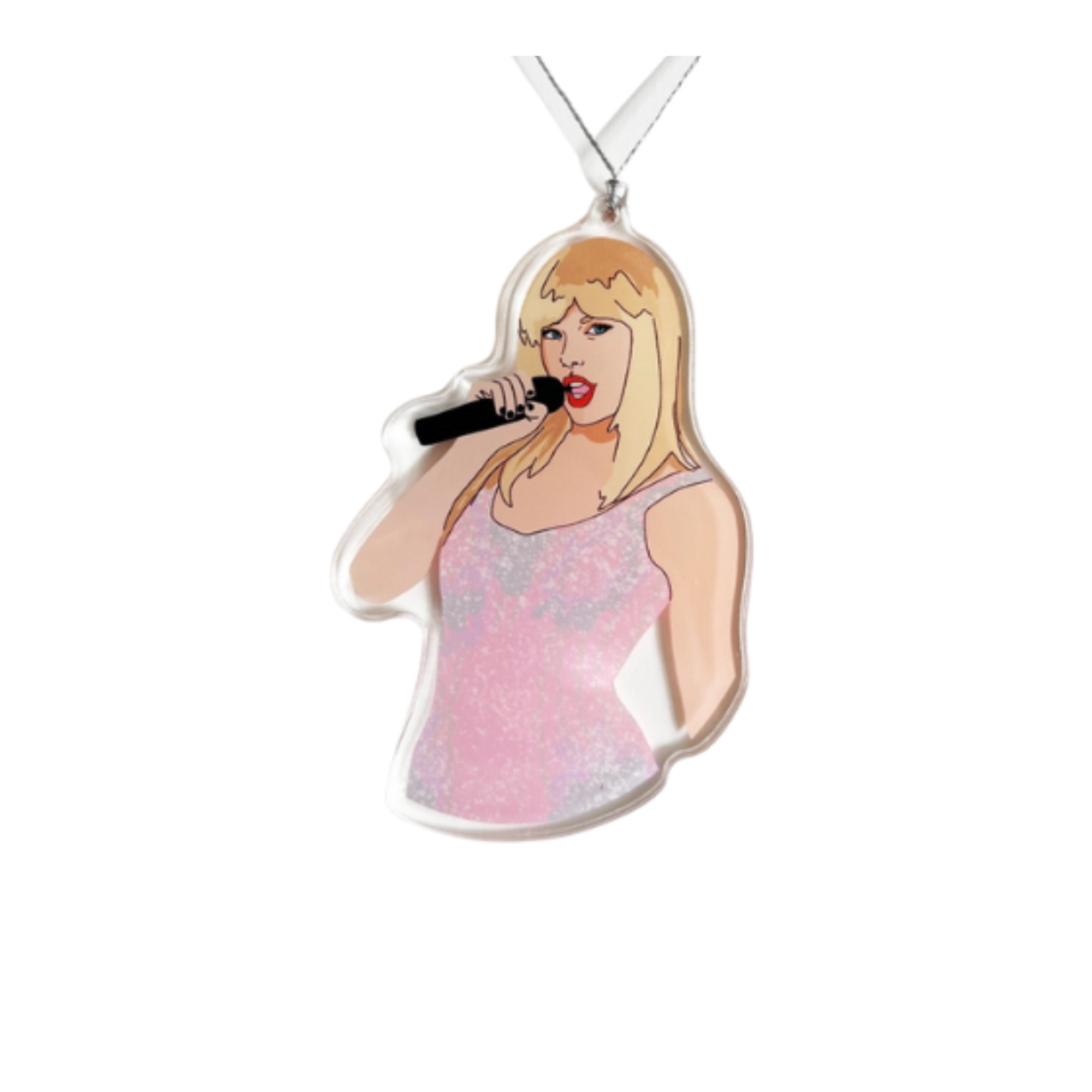Taylor Swift in Pink Bodysuit Decoration