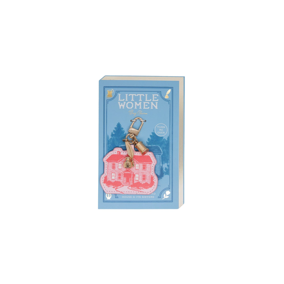 The Reading Room Little Women Bag Charm with Packaging