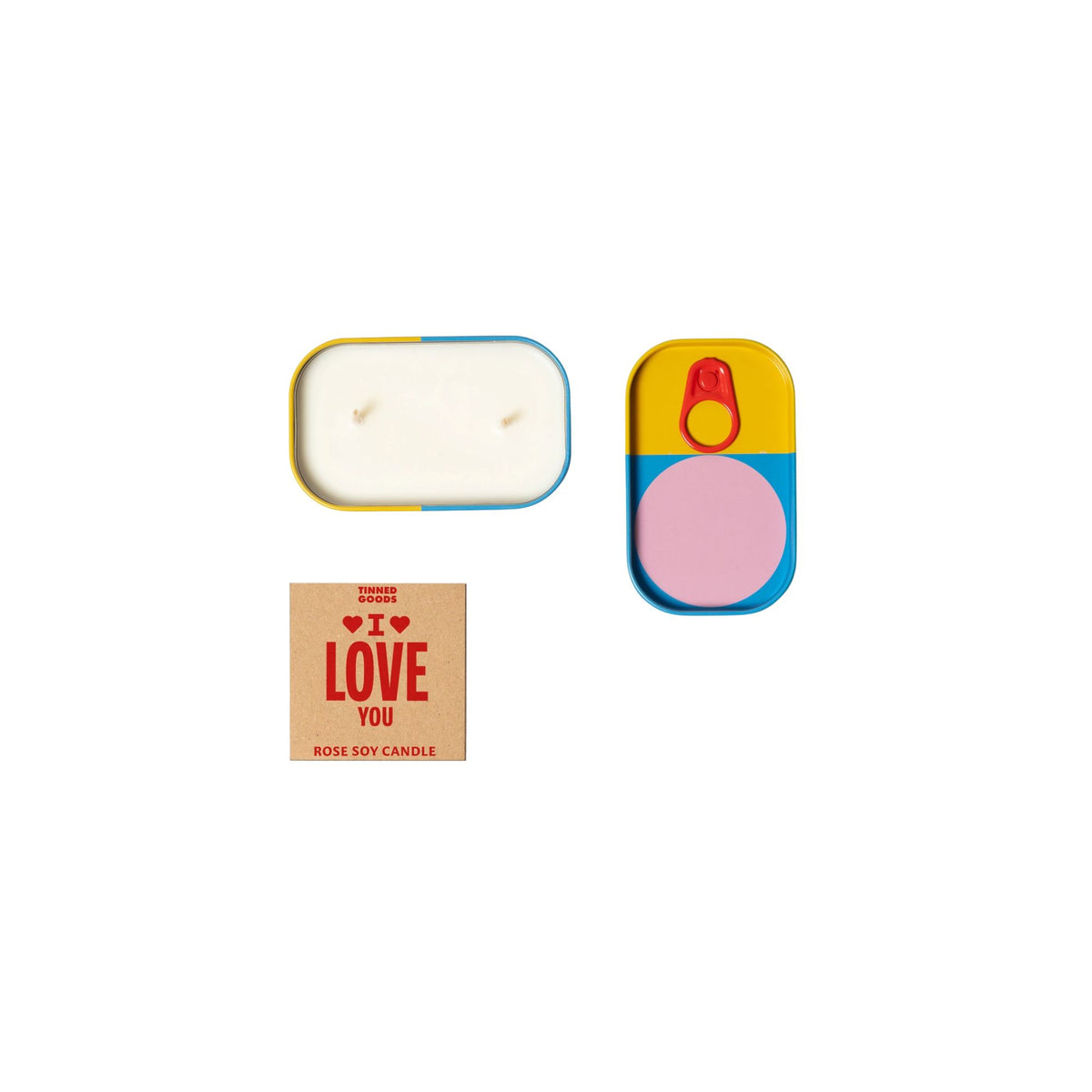 Tinned Goods I Love You Candle